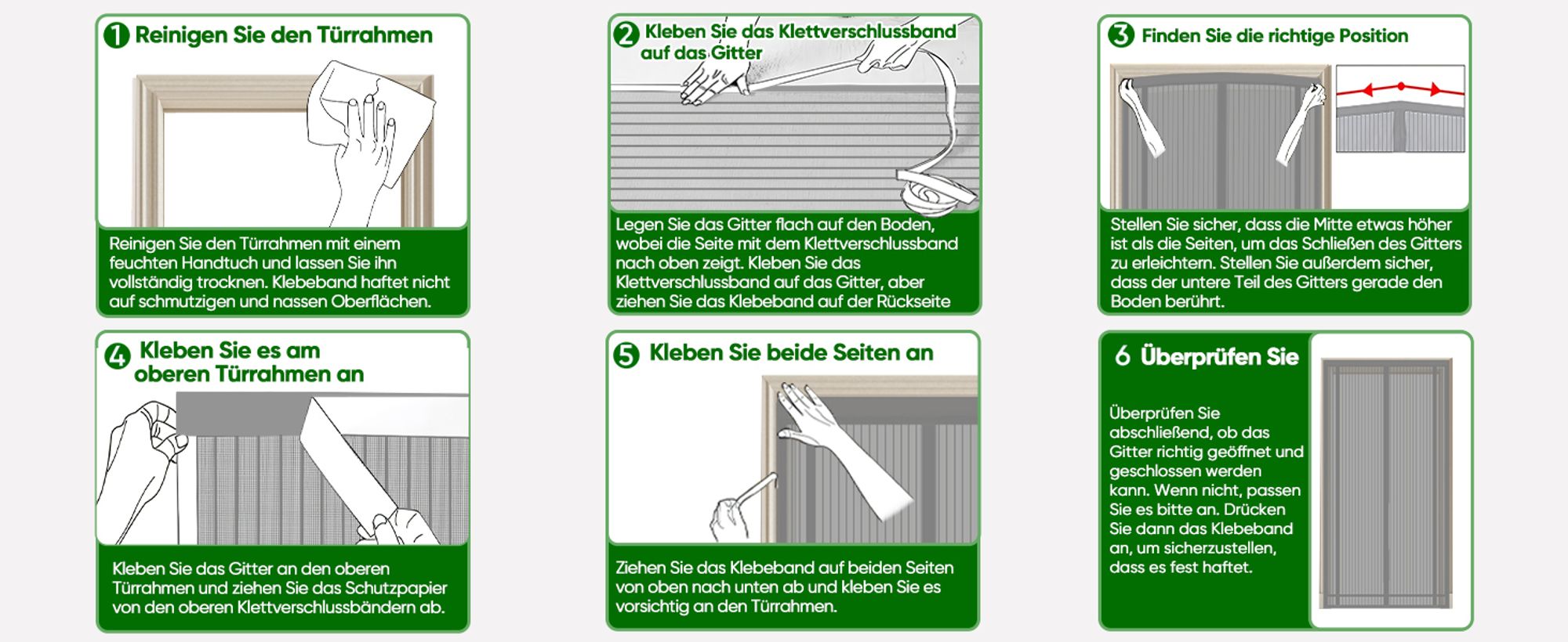 Sekey Fliegengitter Für Balkontür 90 x 210 cm Magnetvorhang Fuer Balkontueren Ohne Bohren, Moskitonetz Grau