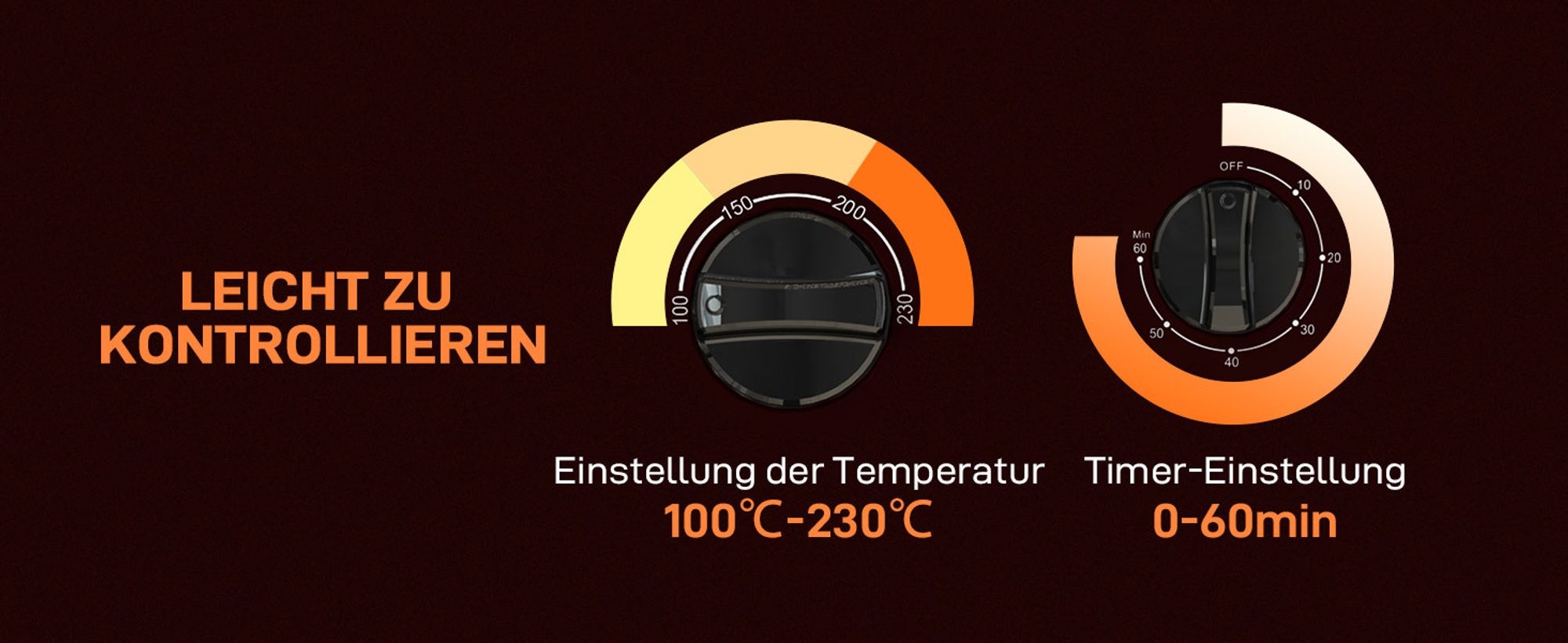 HOMCOM Minibackofen 9L Mini Ofen mit Backblech, Grillrost, 100 °C-230 °C