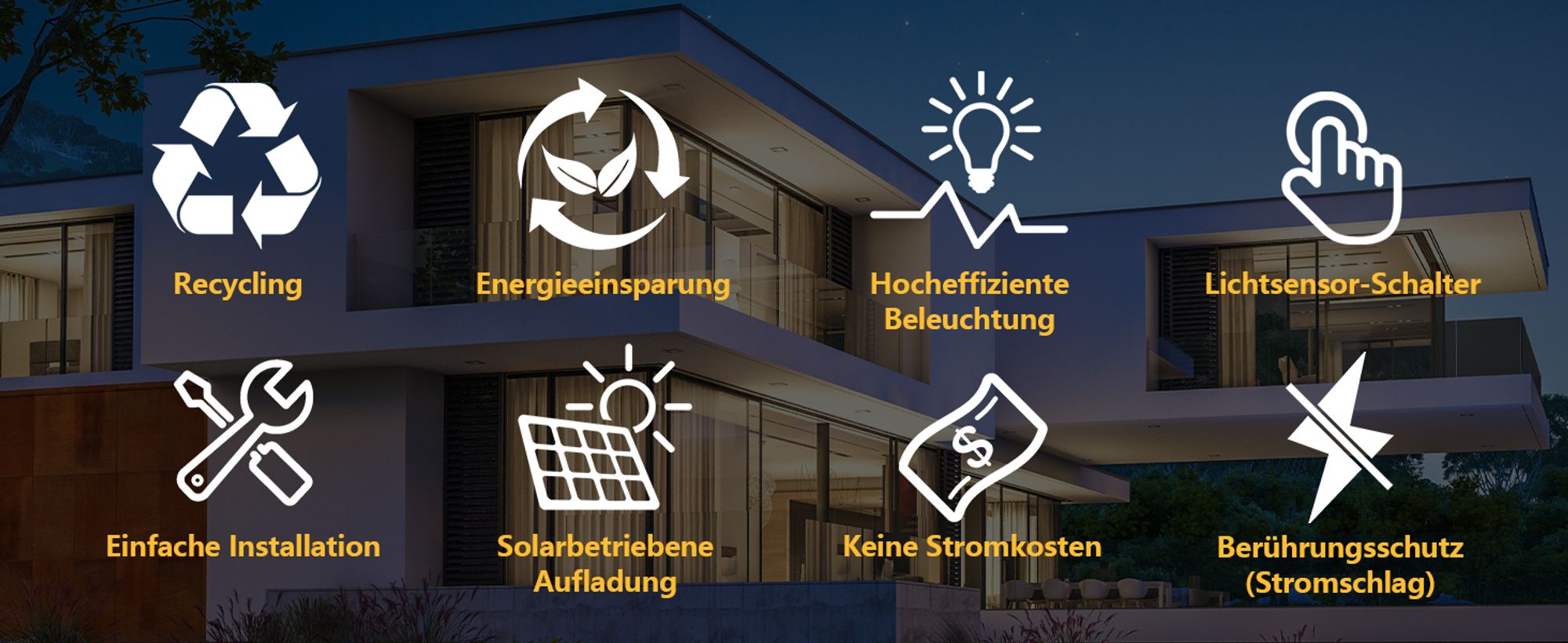 ZMH Solarlampen für Außen 4ER Solar Wandleuchte Aussen Wand Außenwandleuchten Aussenleuchte Warmweiß solarwandleuchten Wasserdichte Wandleuchte Up and Down solarleuchte für Zaun Terrasse Balkon