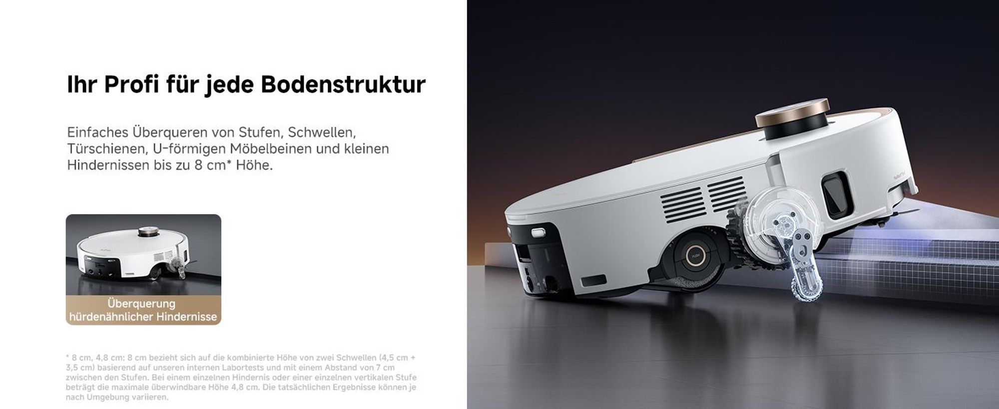 Dreame MOVA Z60 Ultra Roller Complete - White