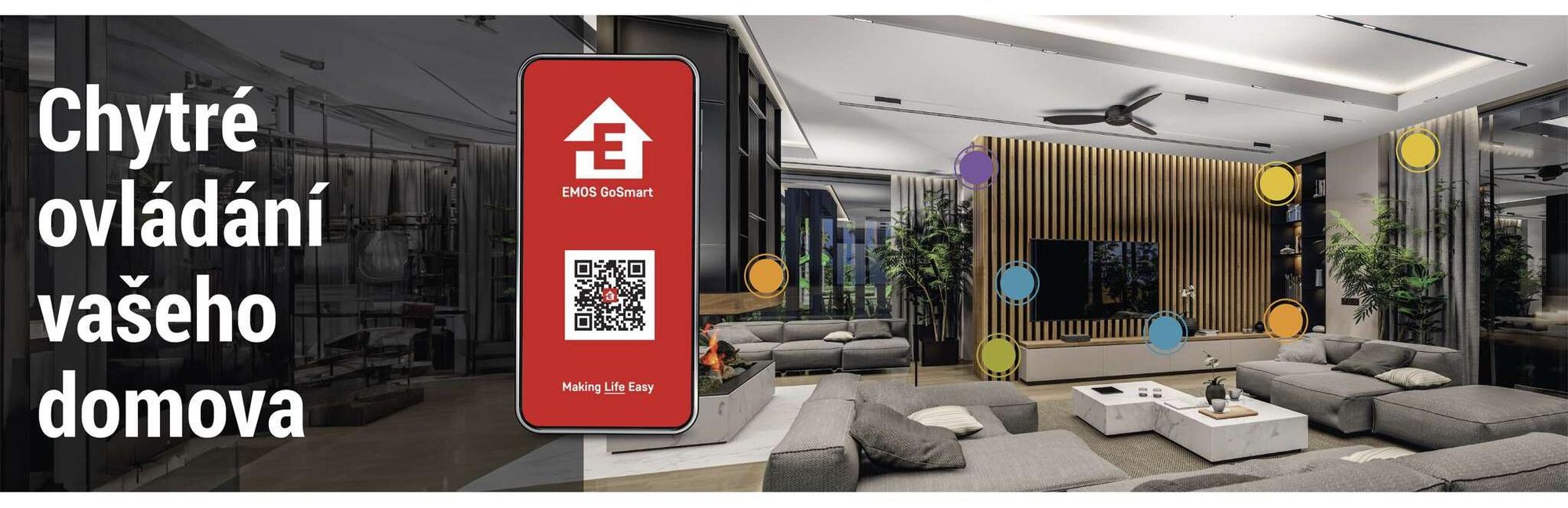 EMOS GoSmart ZigBee dveřní senzor s aplikací, bezdrátový magnetický okenní senzor pro domácí automatizaci nebo alarm, vnitřní, s páskou, bílý, H5025