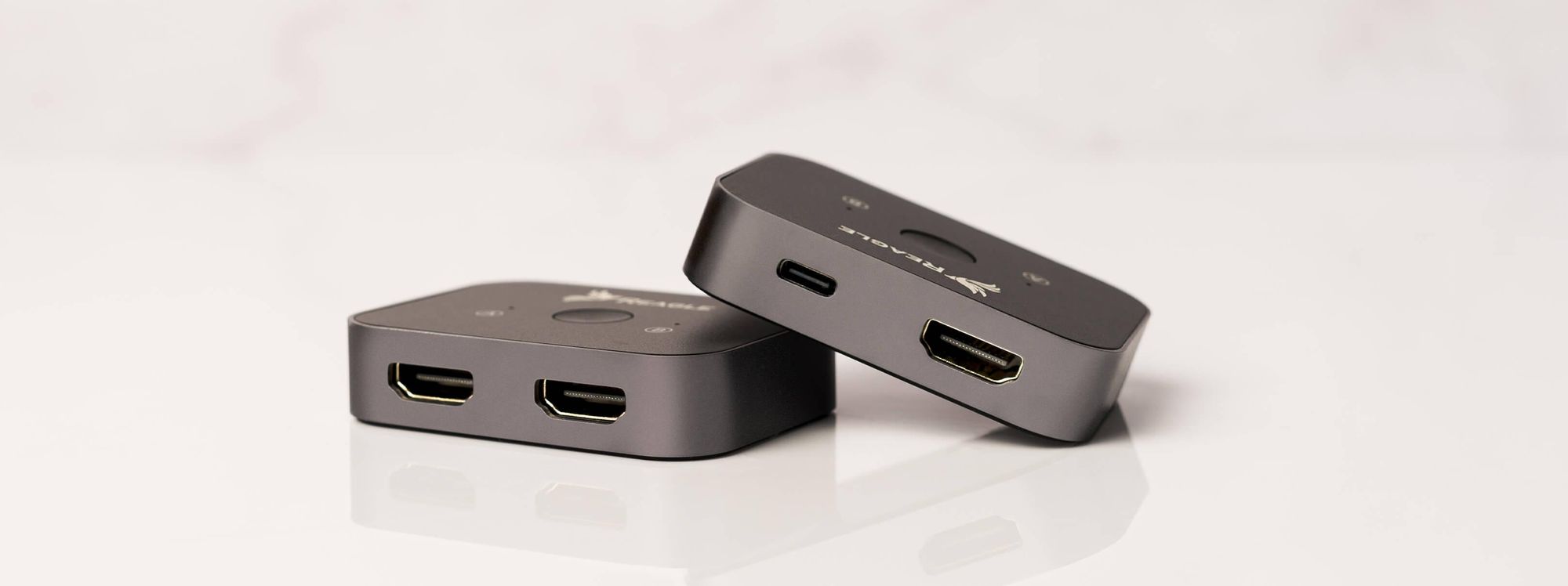 REAGLE HDMI SWITCH HDMI 2.1 SPLITTER BIDIREKTIONAL 4K 144HZ REAGLE 2IN-1OUT 1IN-2OUT Hohe Auflösung und Unterstützung für Raumklang