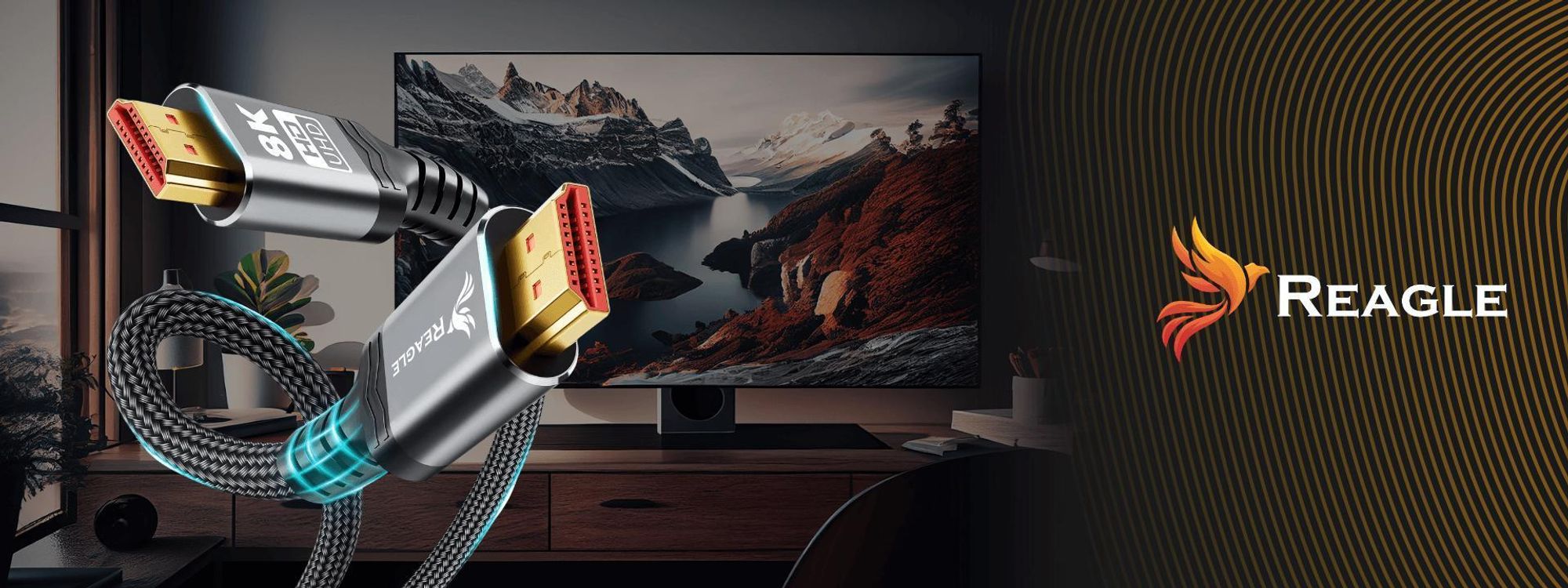 HDMI 2.1 8K 4K 144Hz 120Hz UHD eARC VRR HDR 48Gbps XBOX TV Kabel 2M