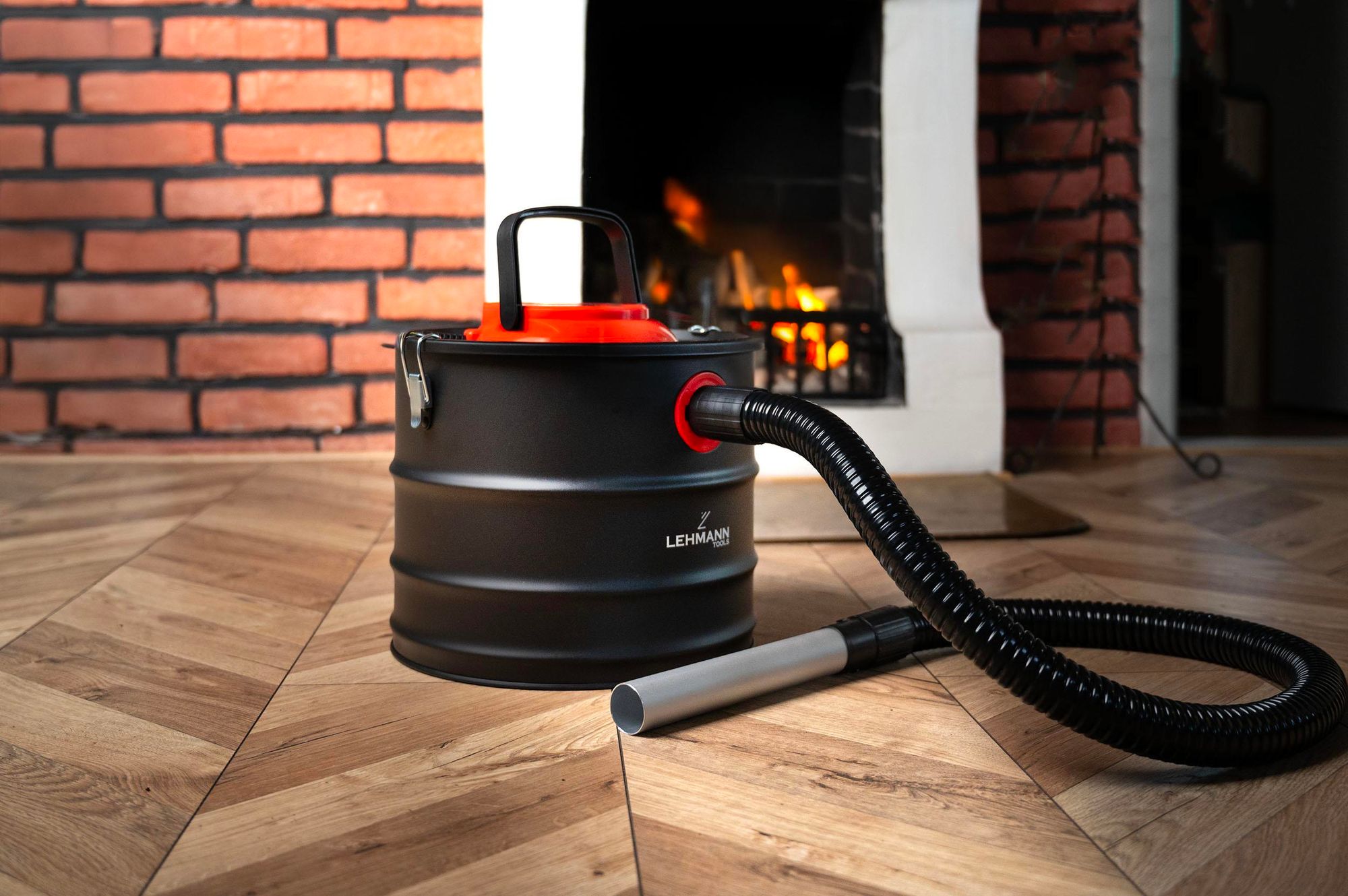Odkurzacz Przemysłowy LEHMANN ASHER 18L bezworkowy mocny do popiołu kominkowy do gruzu 1200W Separator