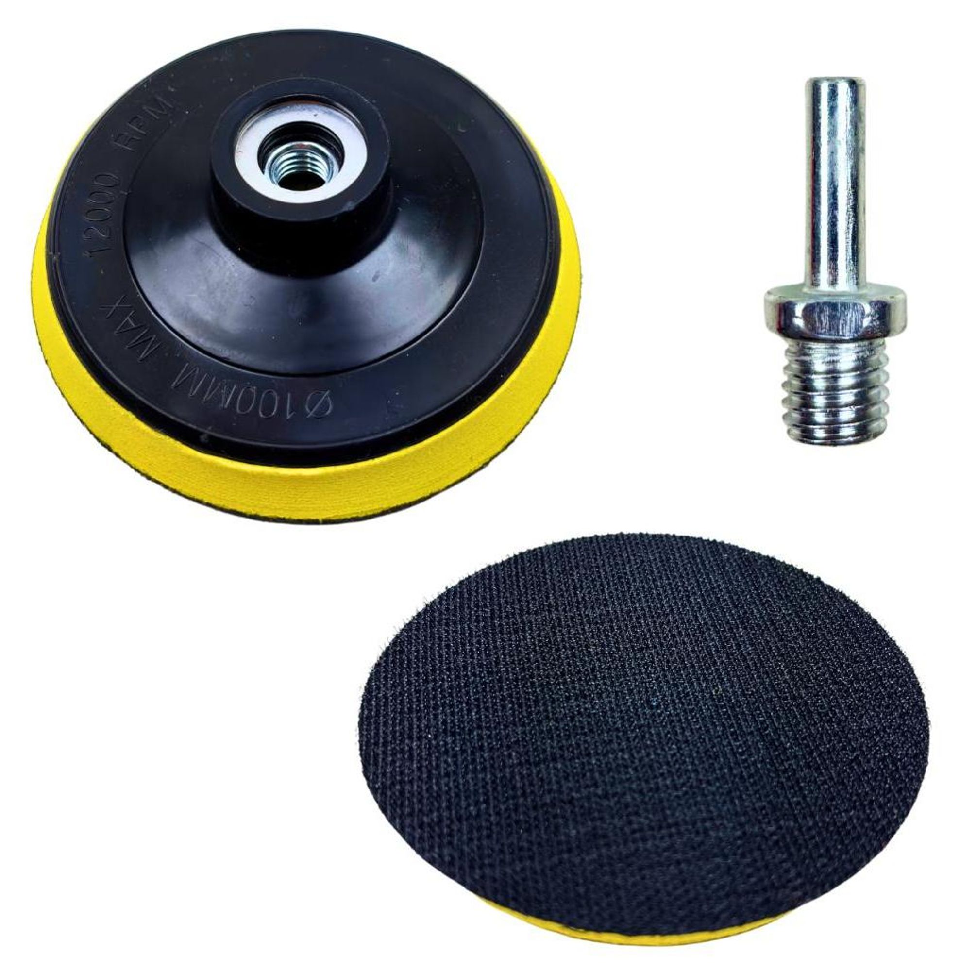 Diamantpolierscheiben 100mm (#50 #100 #200 #400 #800 #1500 #3000), GRES Fliesenschleifset, 8 Stück + e Handschuhe