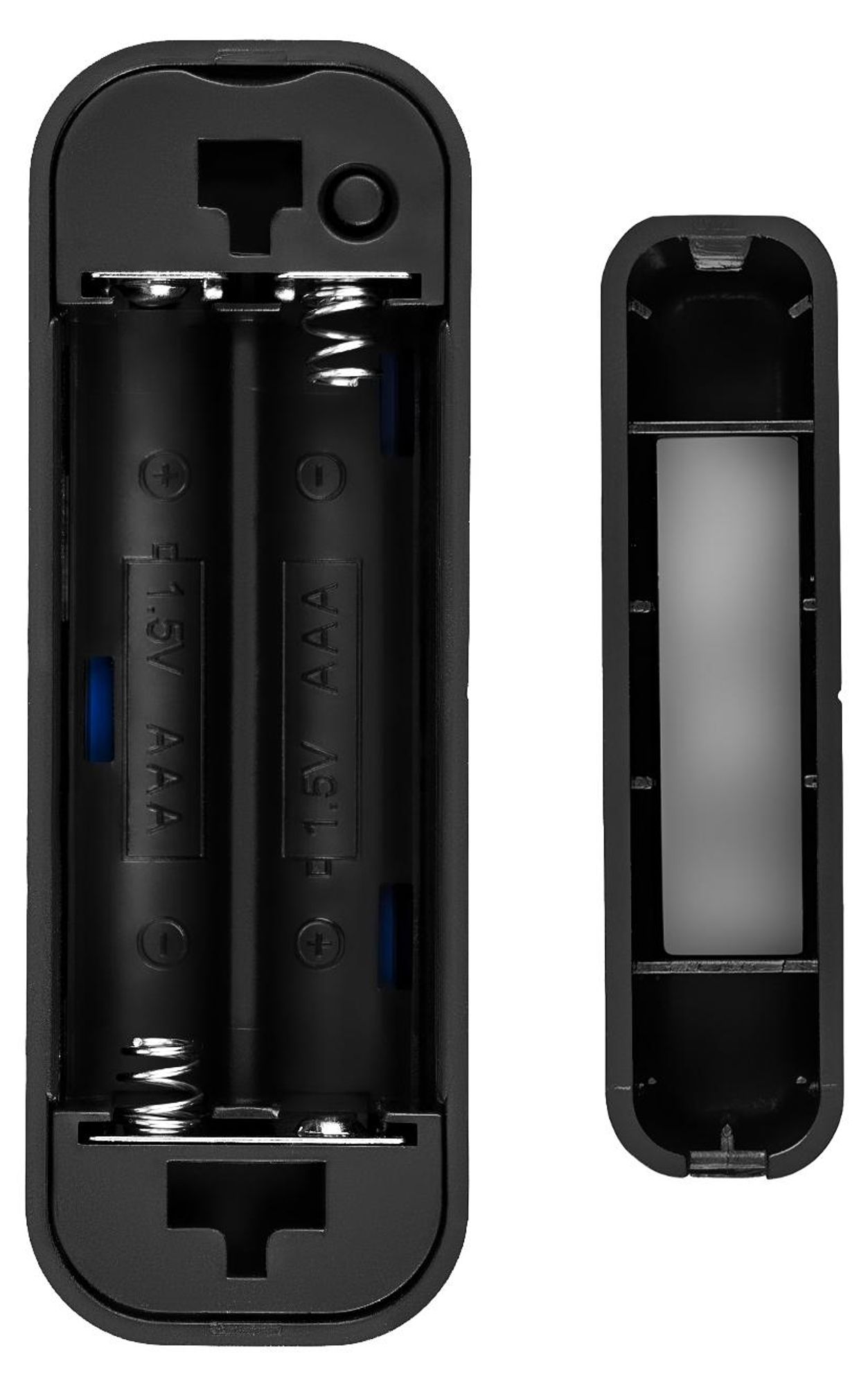 2x Drahtloser Reed-Schalter / WLAN-Öffnungssensor von GreenBlue, Android/iOS für Türen / Fenster, 3,0 V DC LR03x2 GB479 B + 4x AAA-Alkalibatterie