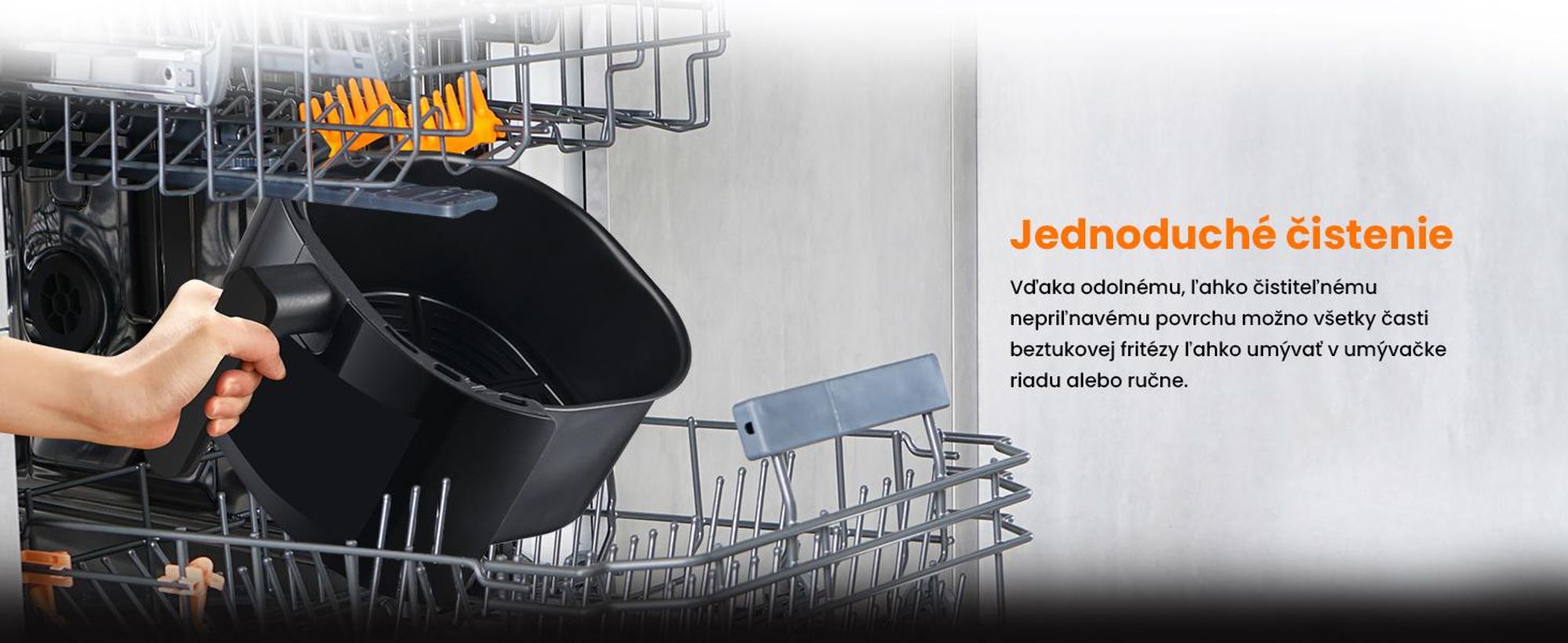 Extralink Air Fryer 6,5 l teplovzdušná fritéza 1800 W s priehľadným okienkom a LED dotykovým displejom