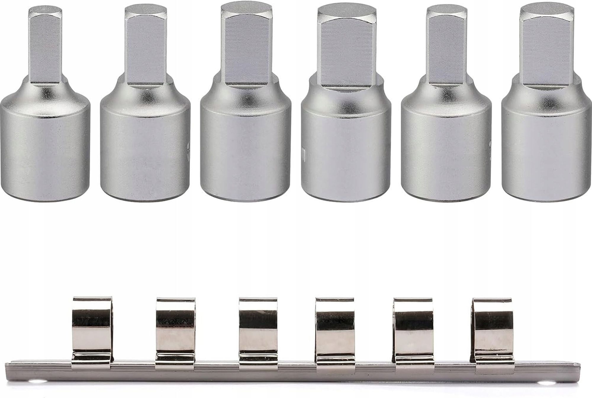 FORSAGE | Öldienstschlüssel-Satz, 6 Stück, 1/2", Abtrieb Innenvierkant, Öldienst, Ölwechsek, Ölwannenschlüssel, Ölablassschrauben Set