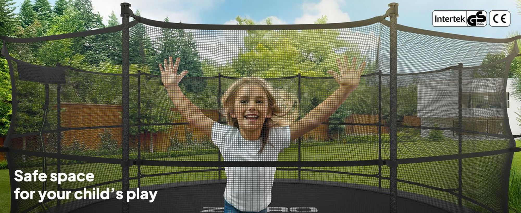 ZIPRO trampolína Jump Pro IN | 12FT Ø 374 cm | Záhradná trampolína Detská trampolína Kompletná sada vrátane vnútornej siete, rebríka a okrajového krytu, vonkajšia, zelená