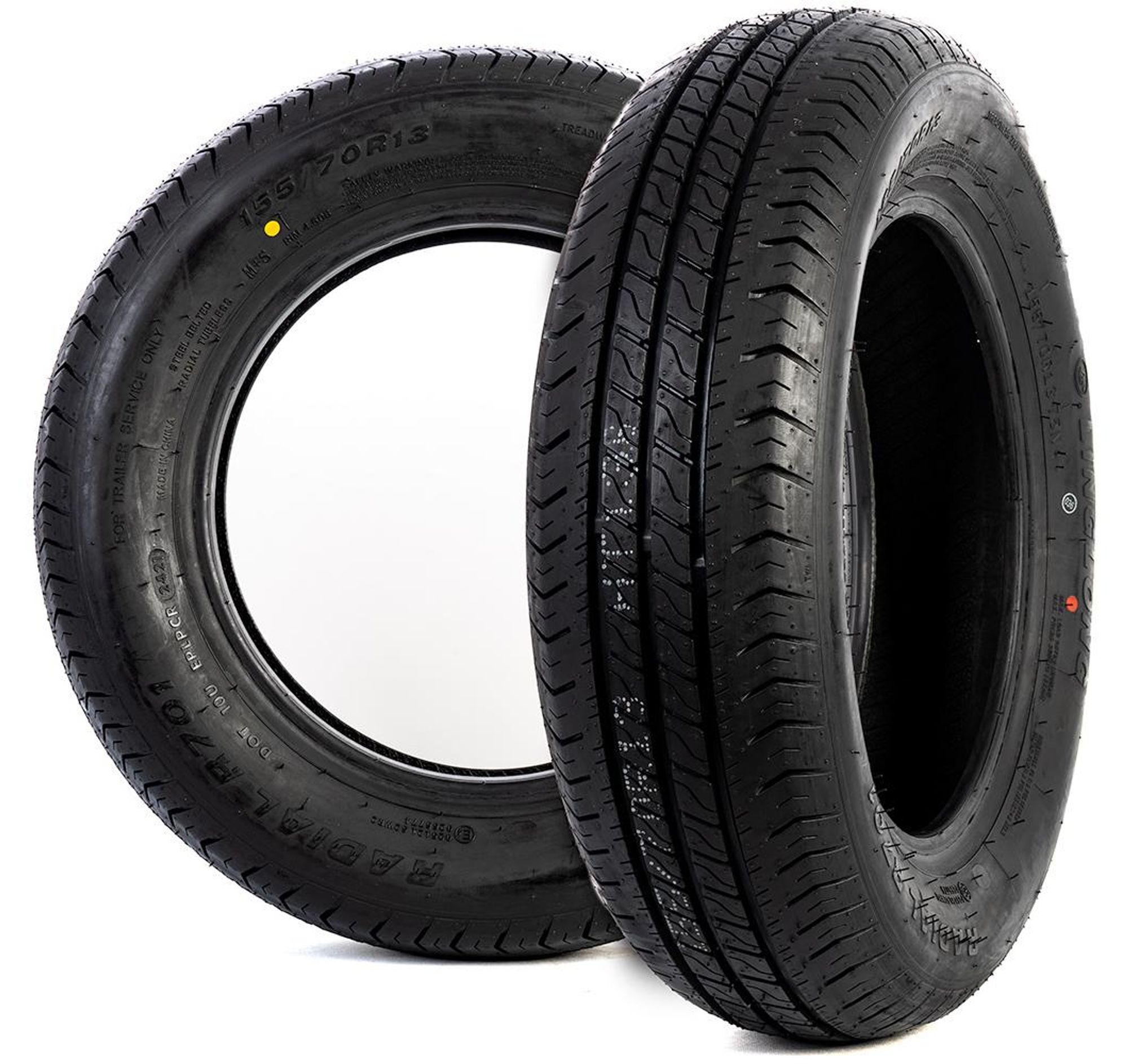 LINGLONG 2er Set Anhängerreifen 155/70 R13 75N für PKW-Anhänger