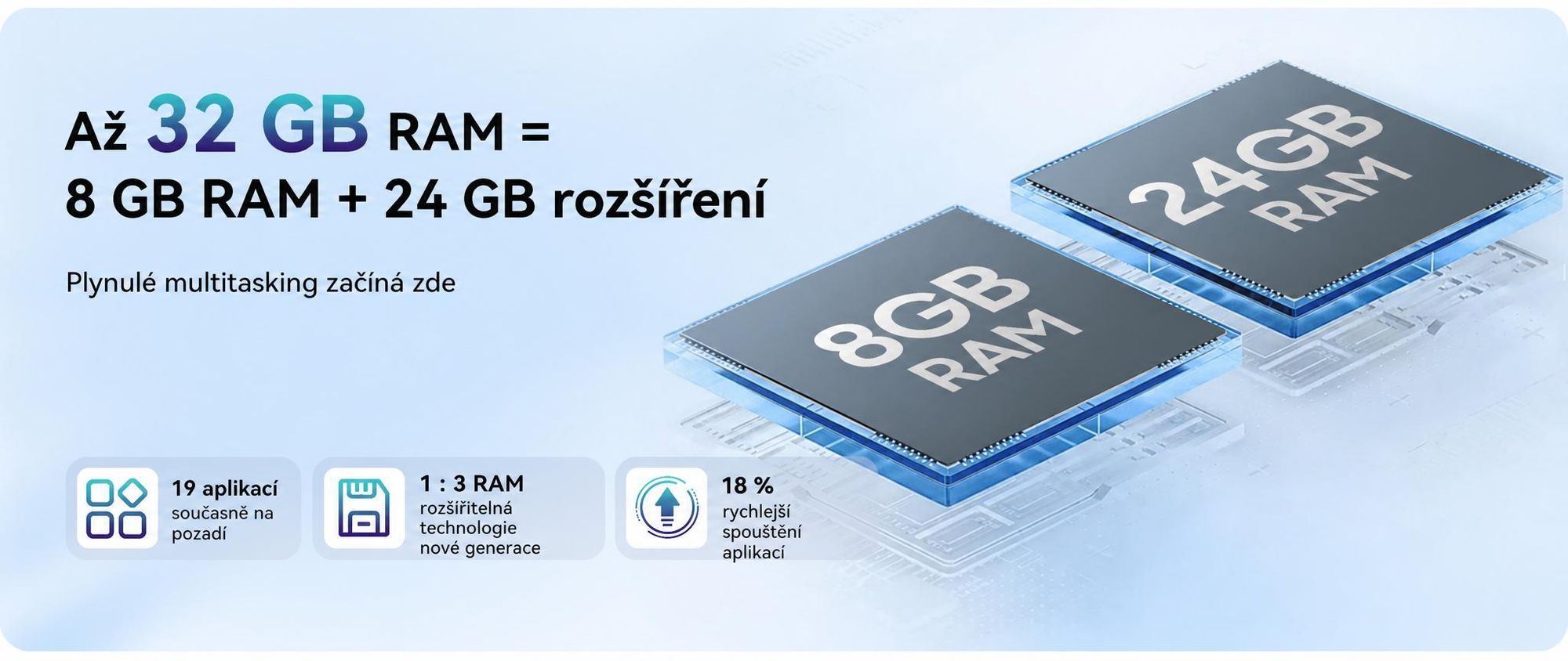 Smartphone Blackview WAVE 10 bez smlouvy, Android 16, 32+128 GB, Dual SIM, 120 Hz, 6,88", 32 MP, živé fotografie, 5000 mAh, Face ID, Wi-Fi 5G, Doke OS 5.0
