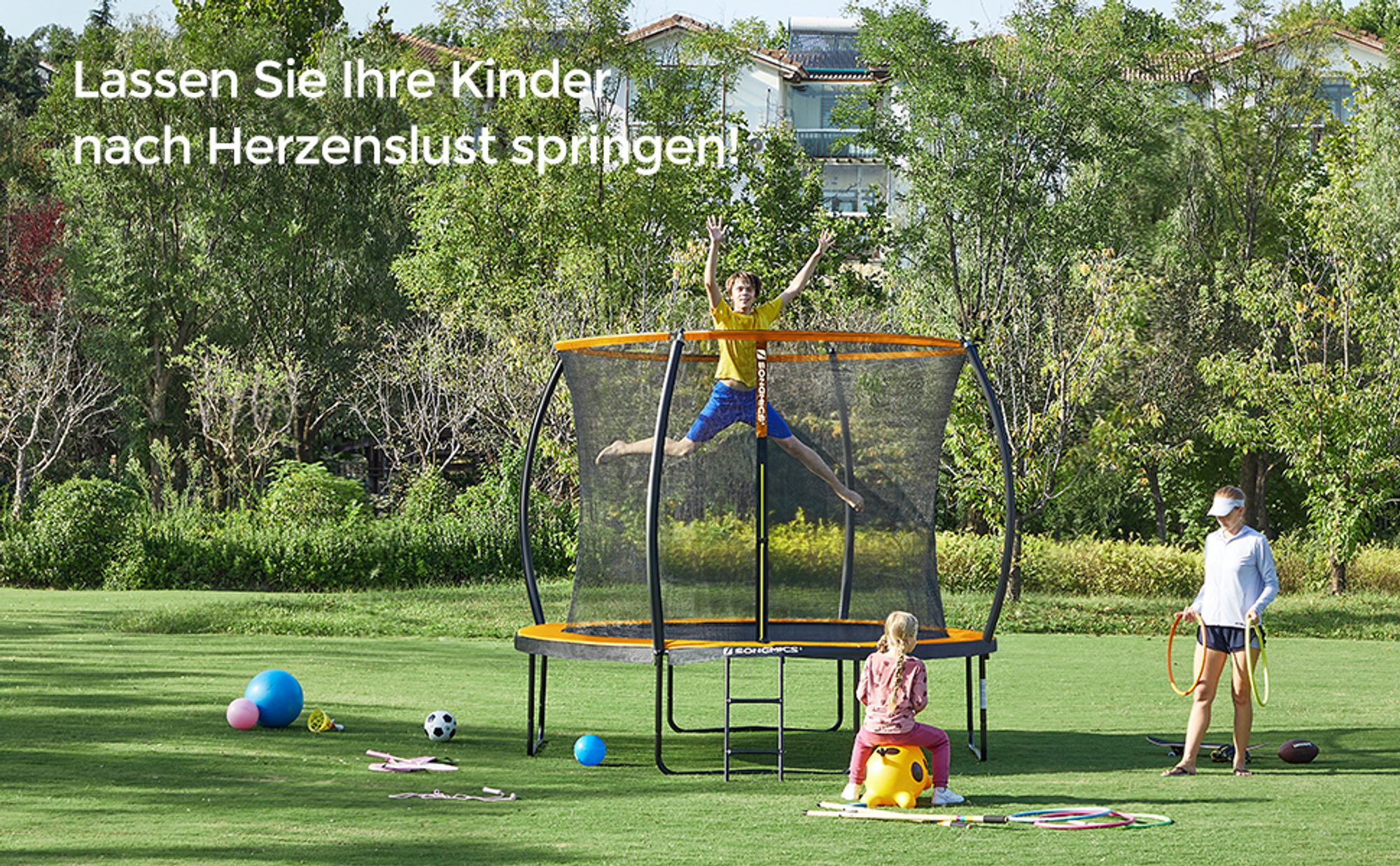 Mehr Platz zum Hüpfen mehr Hüpfspaß!