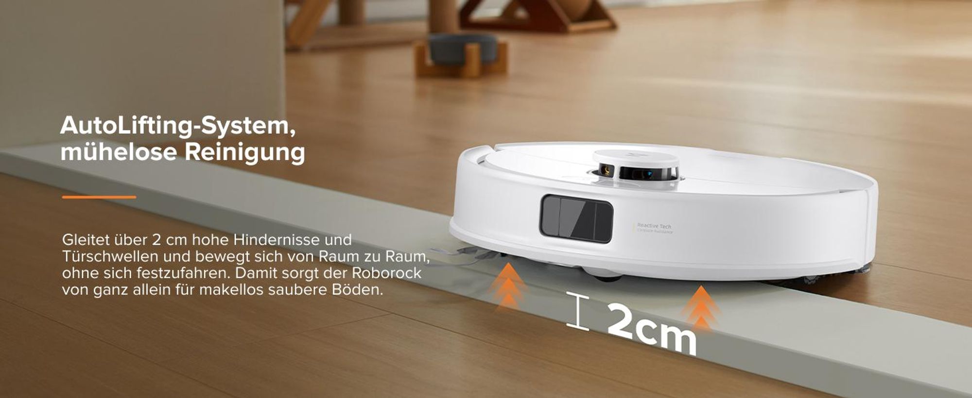 Roborock Q10 PF Staubsauger Roboter 10000 Pa (Upgrade von Q8 max /S8), Dual Anti-Tangle-System, JawScrapers Bürste, Auto-Lifting-Mopp, Weiß