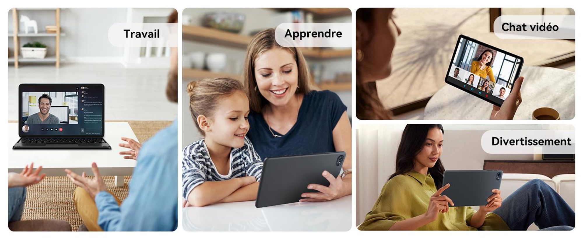 Tablette KOBONA-TABWEE T80 10 pouces, Android 16, 128 Go de mémoire interne, résolution HD 1280 x 800, batterie 6000 mAh, appareil photo 5 Mpx, Wi-Fi 5G, Bluetooth, tablette Gemini AI