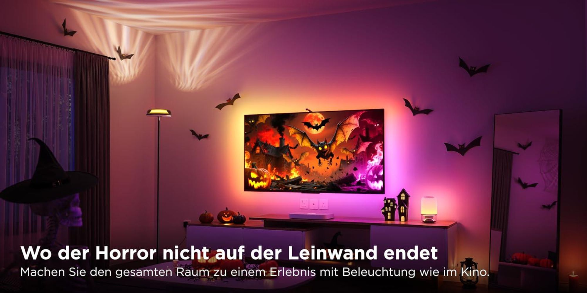 Govee LED Tischlampe, Nachttischlampe Touch Dimmbar RGBICWW, Steuerung von Alexa mit 64 Szenenmodi