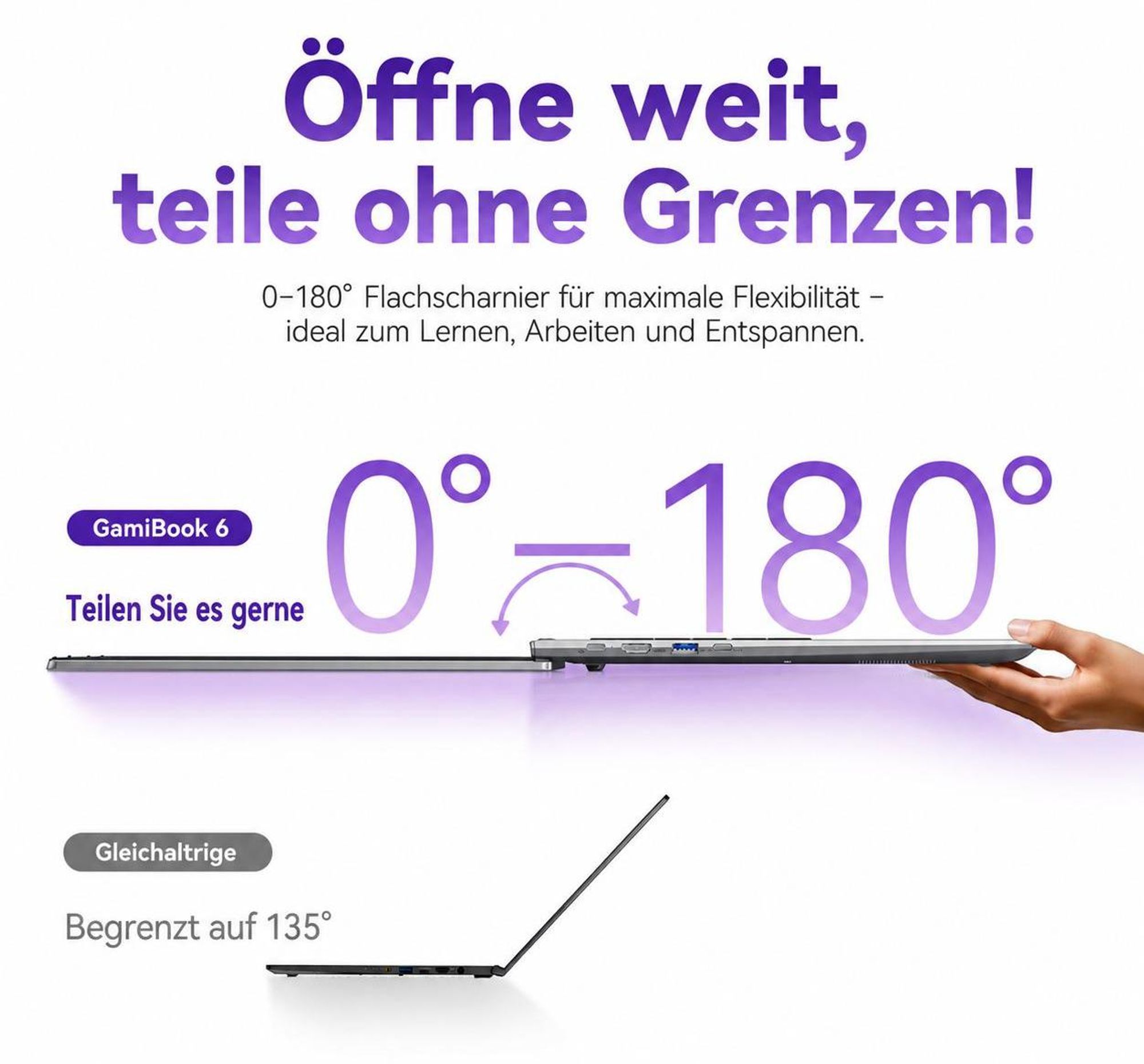 Blackview GamiBook 6, 16" AMD Ryzen 7 7735HS gaming laptop mit Tastaturschutzfolie Notebook, 16:10 FHD/16GB+512GB SSD/AMD Radeon 680M Graphics/Wifi 6