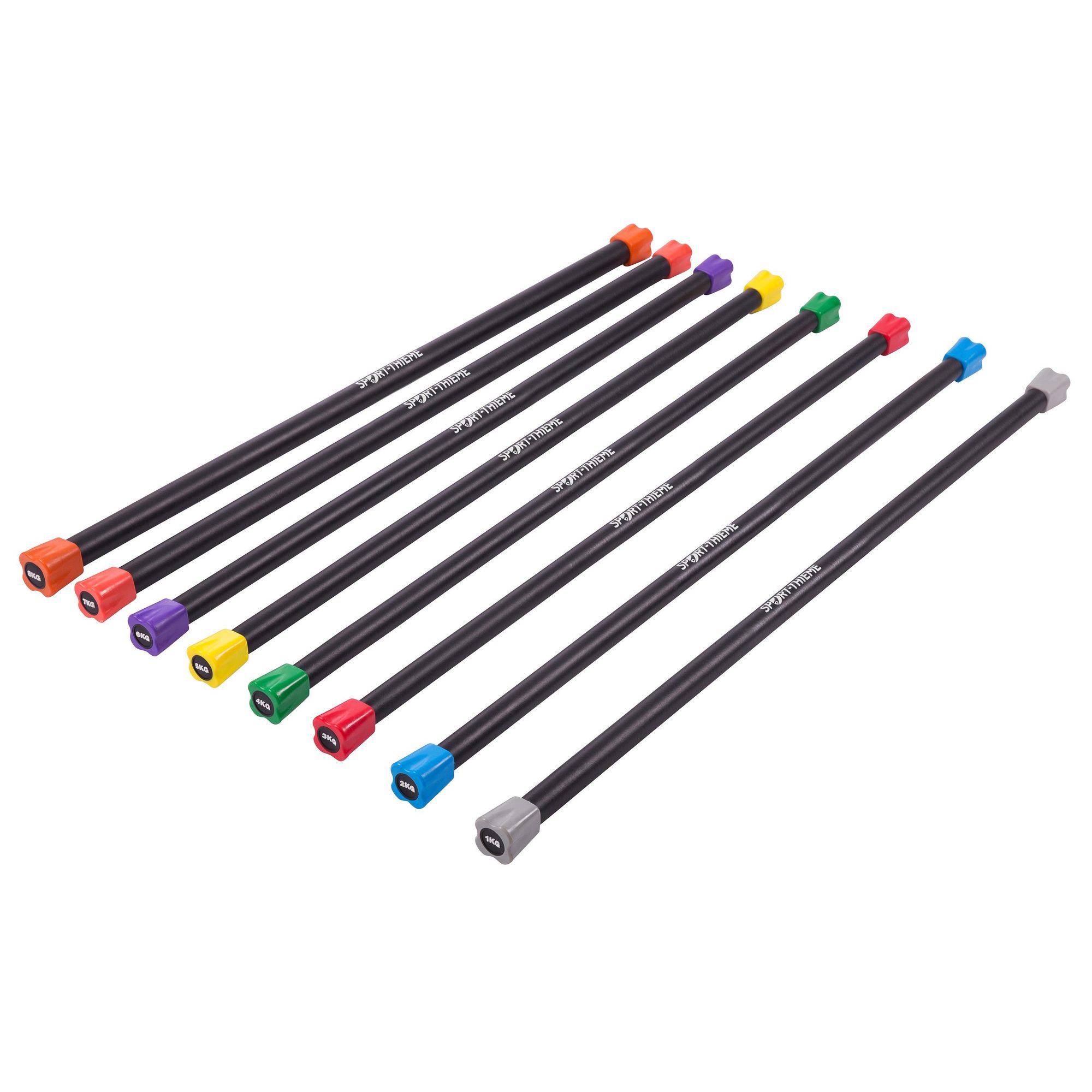 Sport-Thieme Gewichtsstab "Steel", 4 kg, Grün