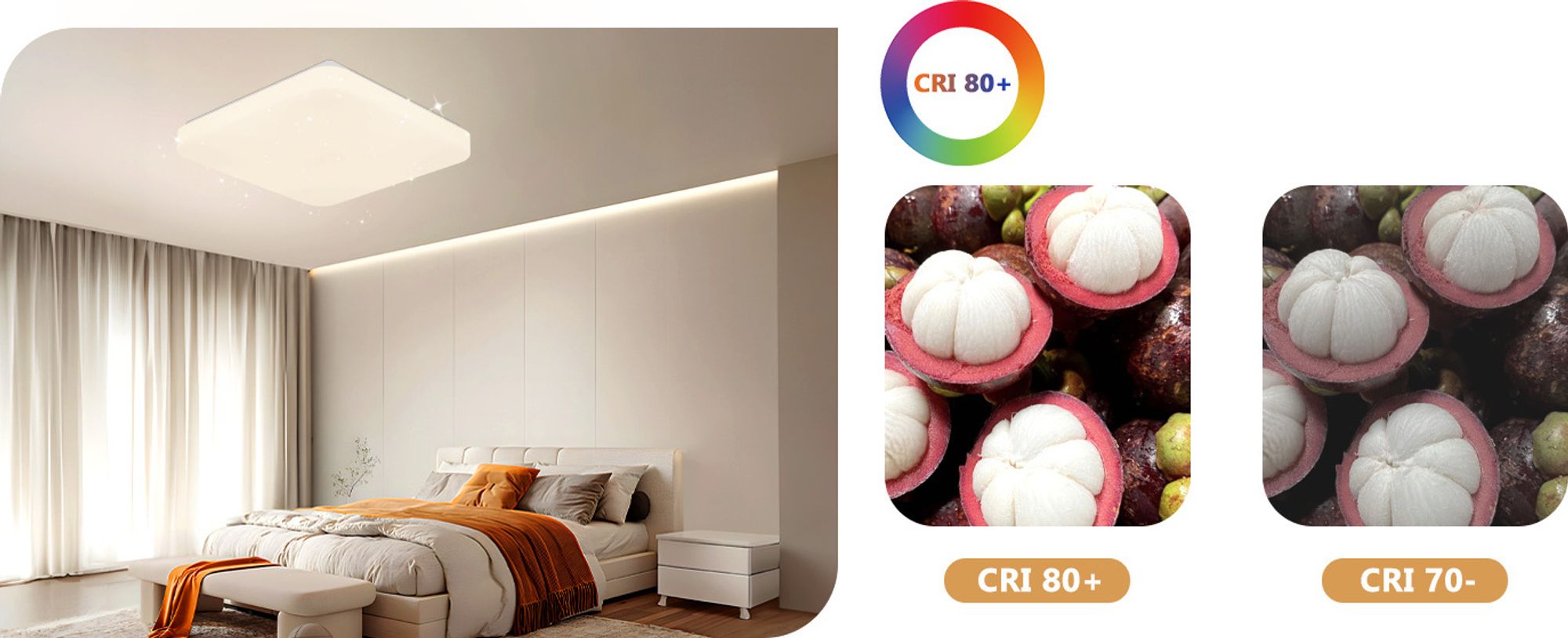ZMH Led Deckenleuchte 2er Sternenhimmel Deckenlampe Modern Klein Eckig 15W 4000K 21cm Neutralweiß für Schlafzimmer Treppenhaus Küche Wohnzimmer Büro Flur