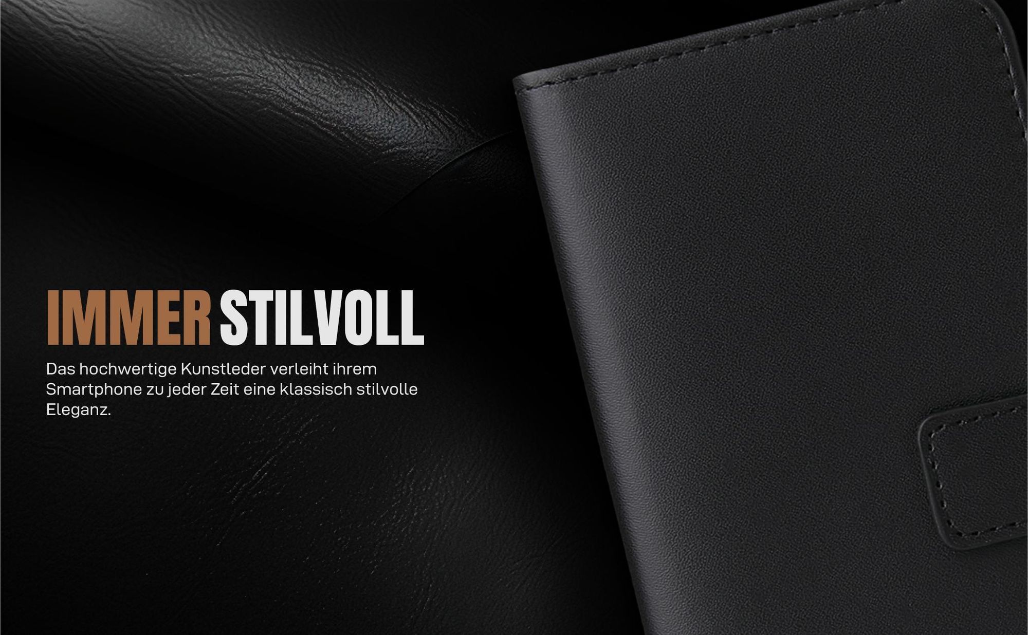 Stillvolle Wallet-Hülle für Xiaomi Redmi Note 10 Pro