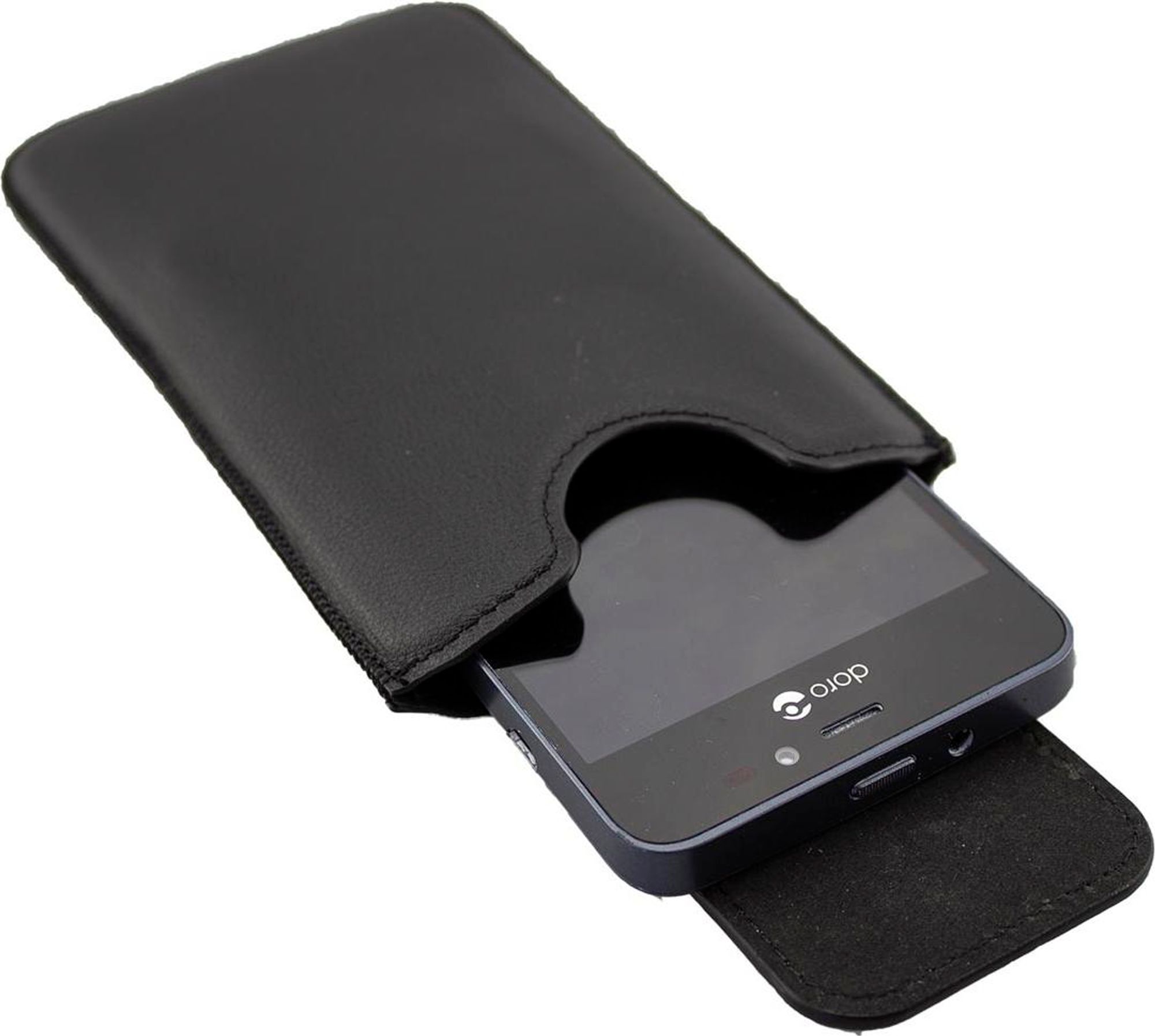 Etui Echtleder Handytasche passend für Xiaomi  und weitere Xiaomi Modelle mit einer Größe von 152 x 76 x 9 mm Bild 2