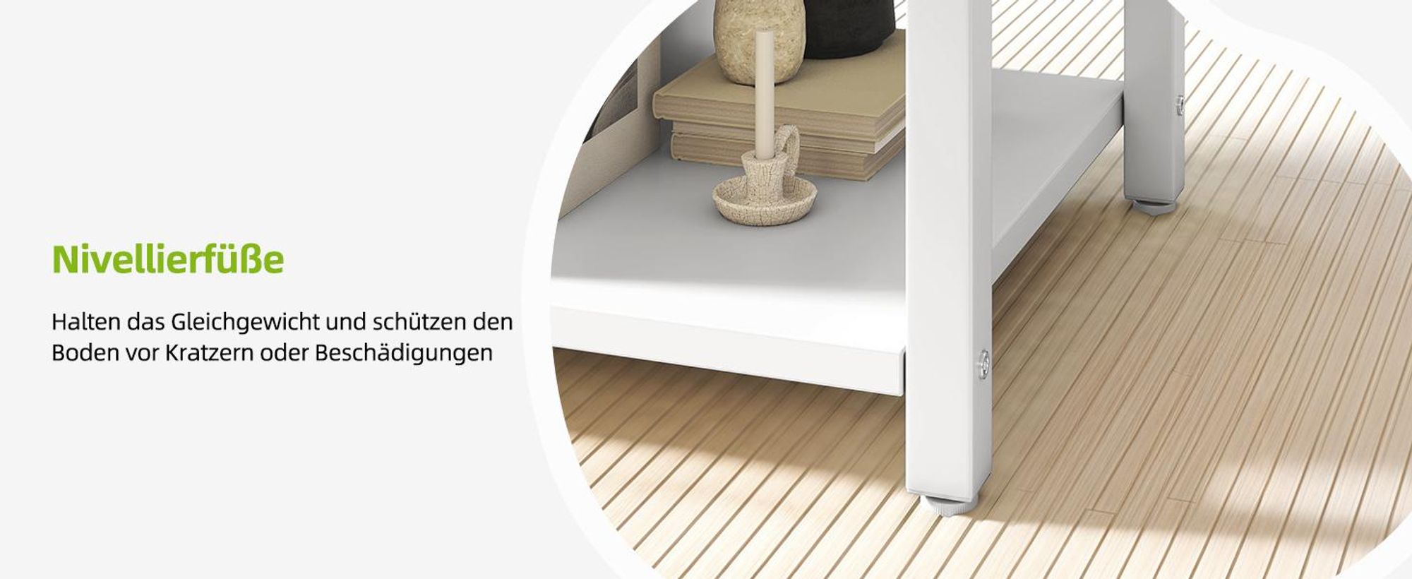 YITAHOME Couchtisch ausziehbar, 4-in-1 Wohnzimmertisch Höhenverstellbar, mit 1 Schubladen, Stauraum, 90x47x61 cm, Weiß+Braun