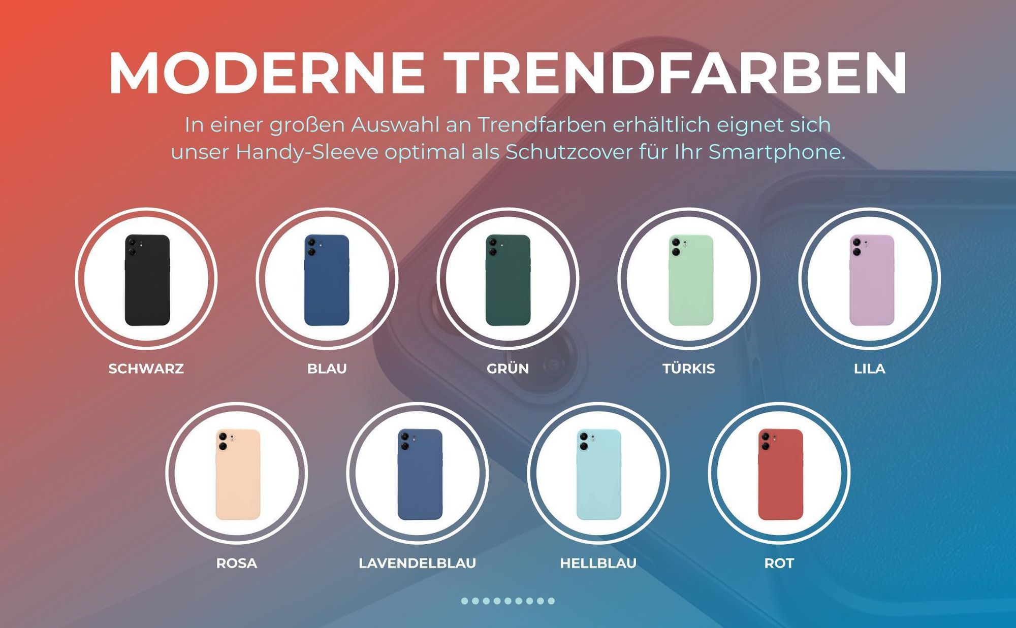 Handybumper für Xiaomi Redmi 13C in verschiedenen Trendfarben