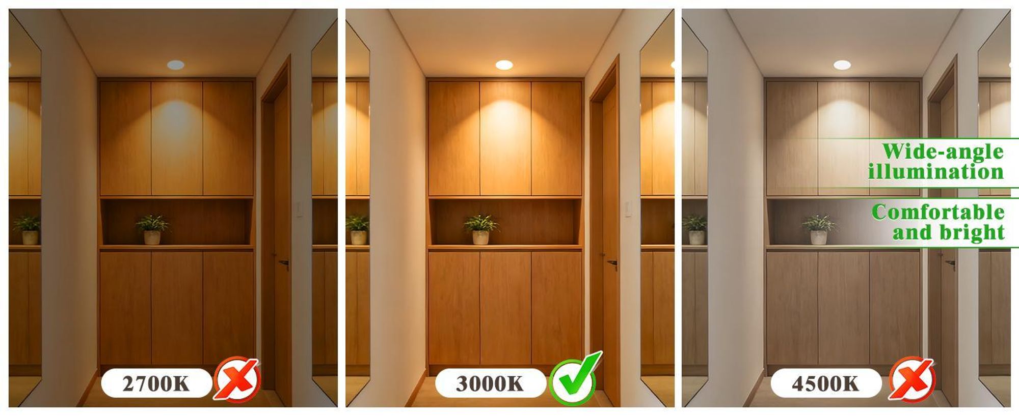 ZMH 6 sztuk żarówek LED GX53 74x25 mm Ultra płaskie Ciepłe białe światło 3000 K Bez migotania 5 W Żarówka zastępuje halogenową lampę podsufitową 50 W 230 V Nieściemnialna