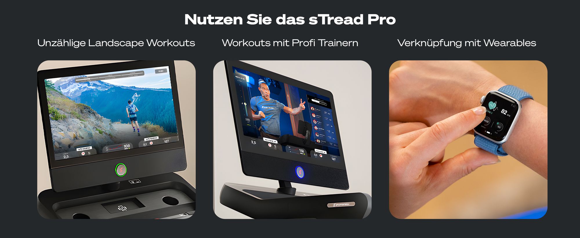 sTread Pro Laufband von Sportstech