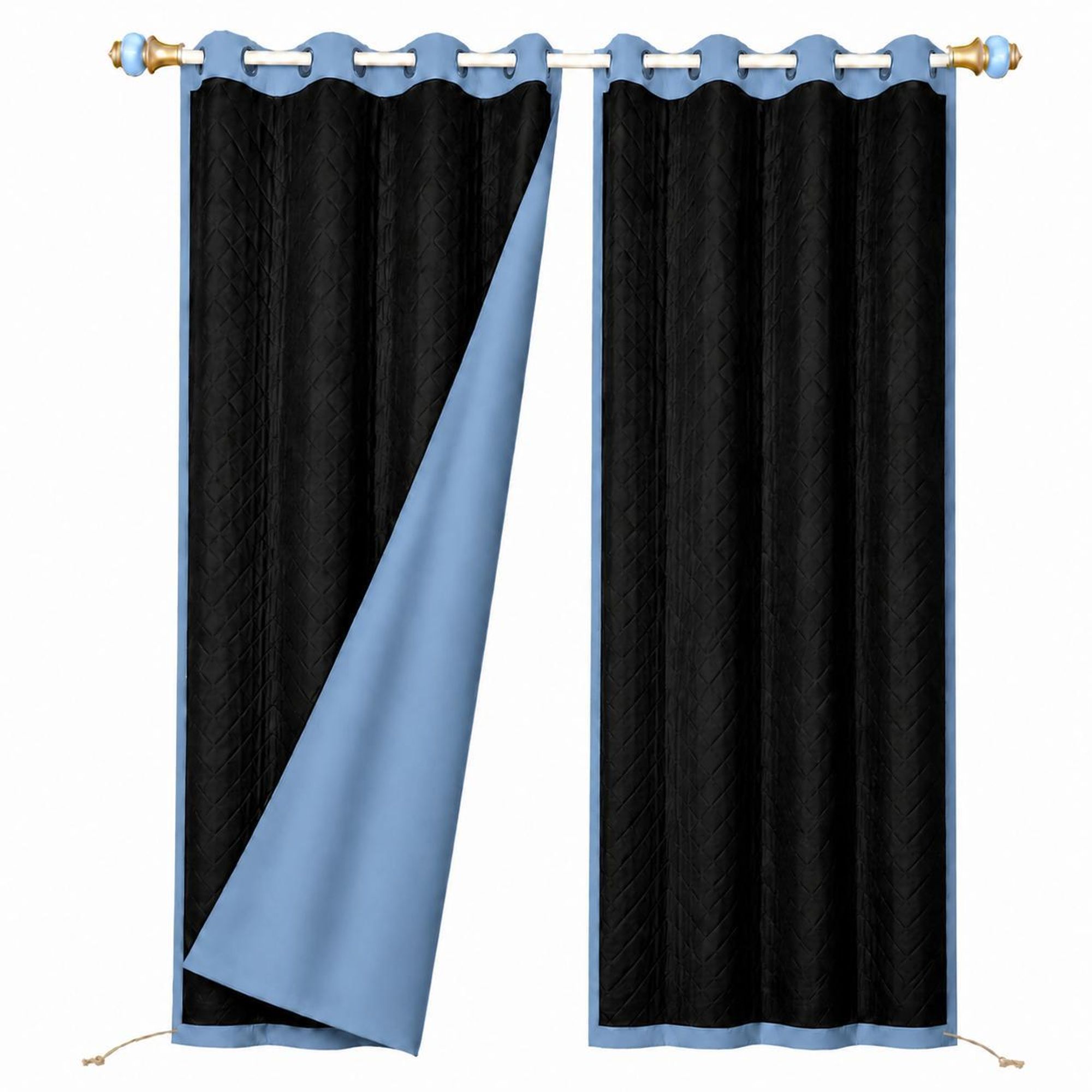 1x Outdoor Thermovorhang gegen Kälte und Hitze – Türvorhang, wasserdicht, Verdunkelungsvorhang mit Ösen für Garten Terrasse, Fenstervorhang, 132x244cm