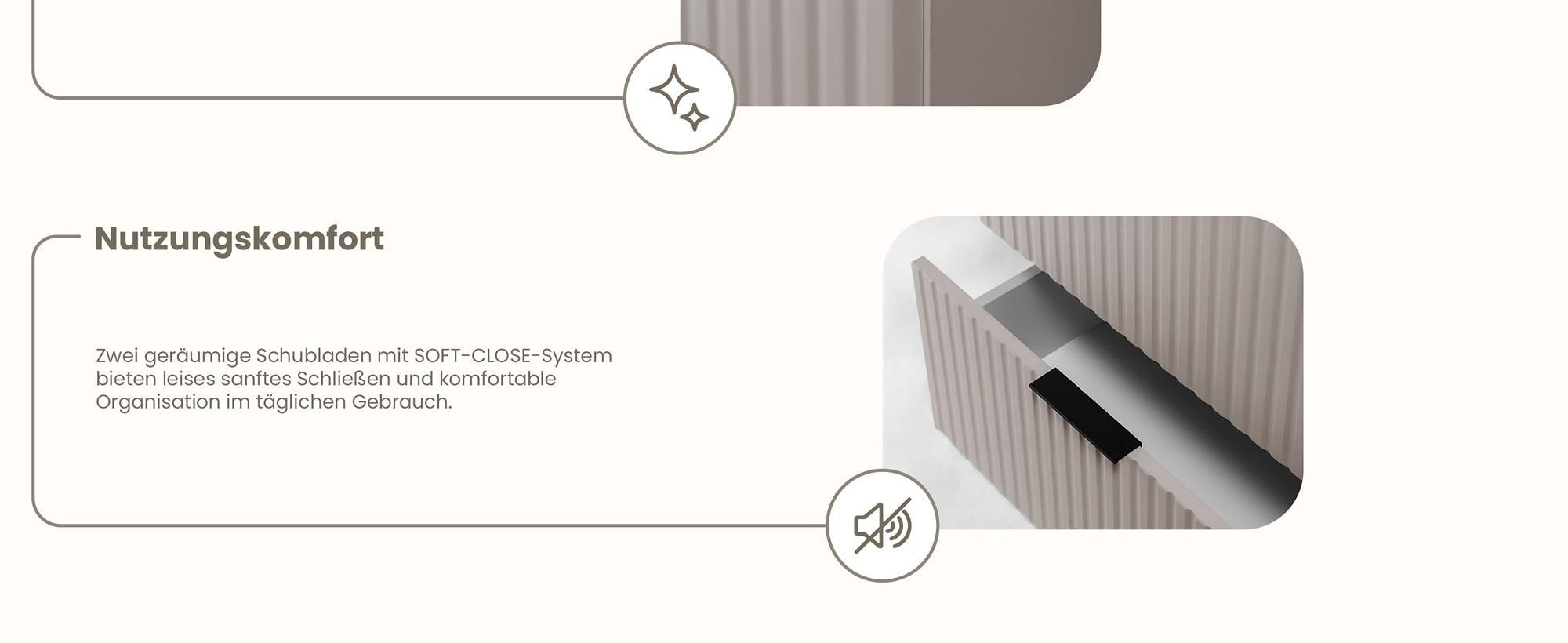 Badmöbel, Waschbeckenunterschrank, Badezimmerschränke, RODAN, Badschrank, Waschbecken, Bad