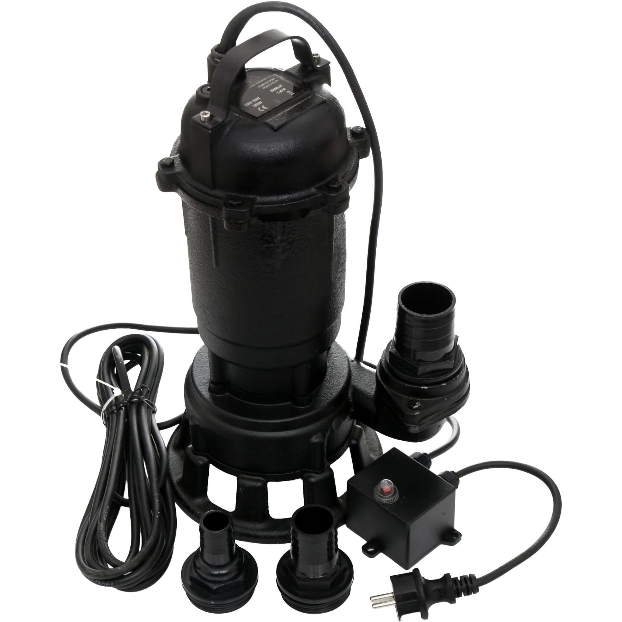 KRAFT&DELE | Schmutzwassertauchpumpe, mit Zerkleinerer, 3200W, Zerkleinerer fäkalienpumpe
