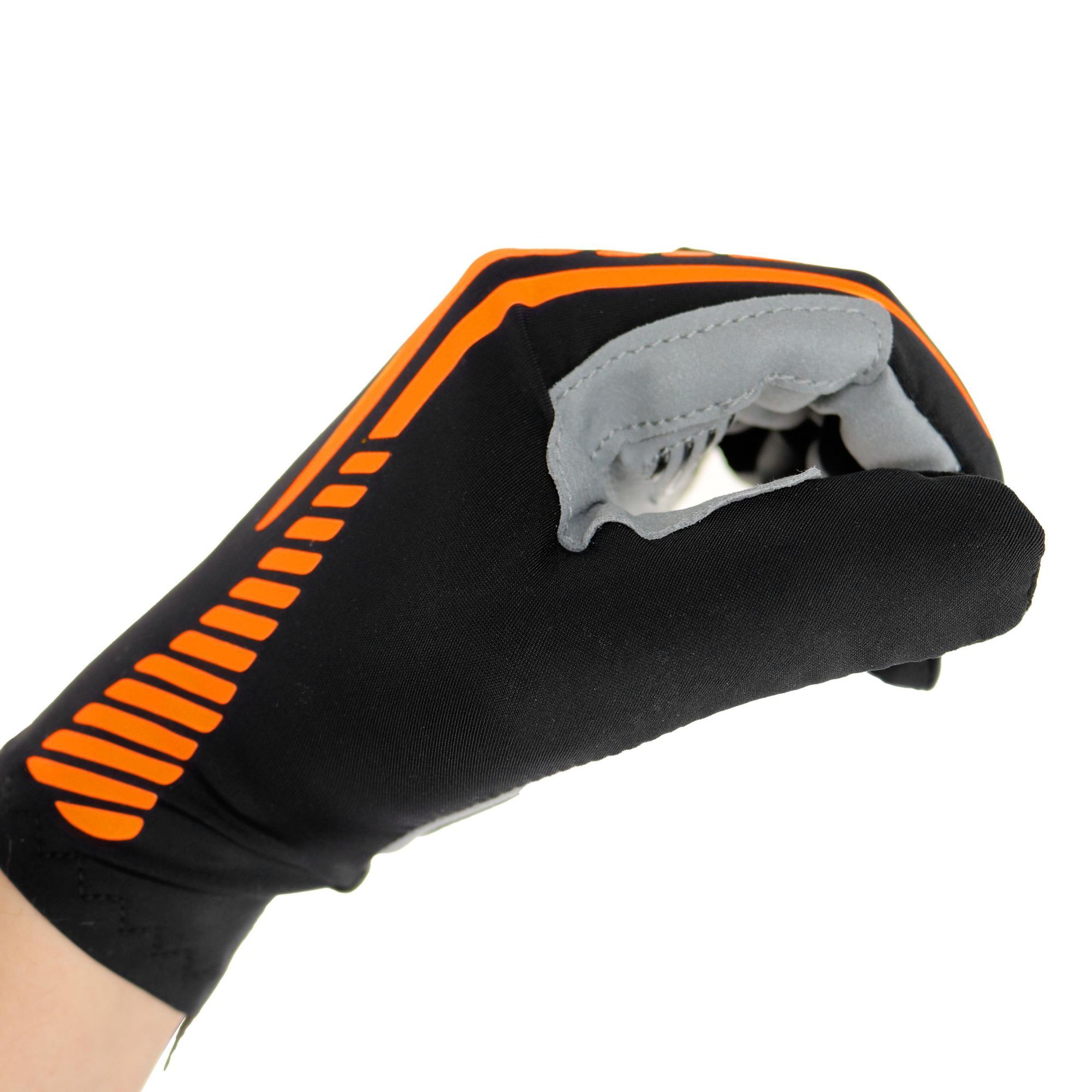 Fahrradhandschuhe L/XL Lange Finger mit Gel-Polsterung, Touchscreen Radhandschuhe reflektierend & atmungsaktiv, EVI BIKE ActiveTouch