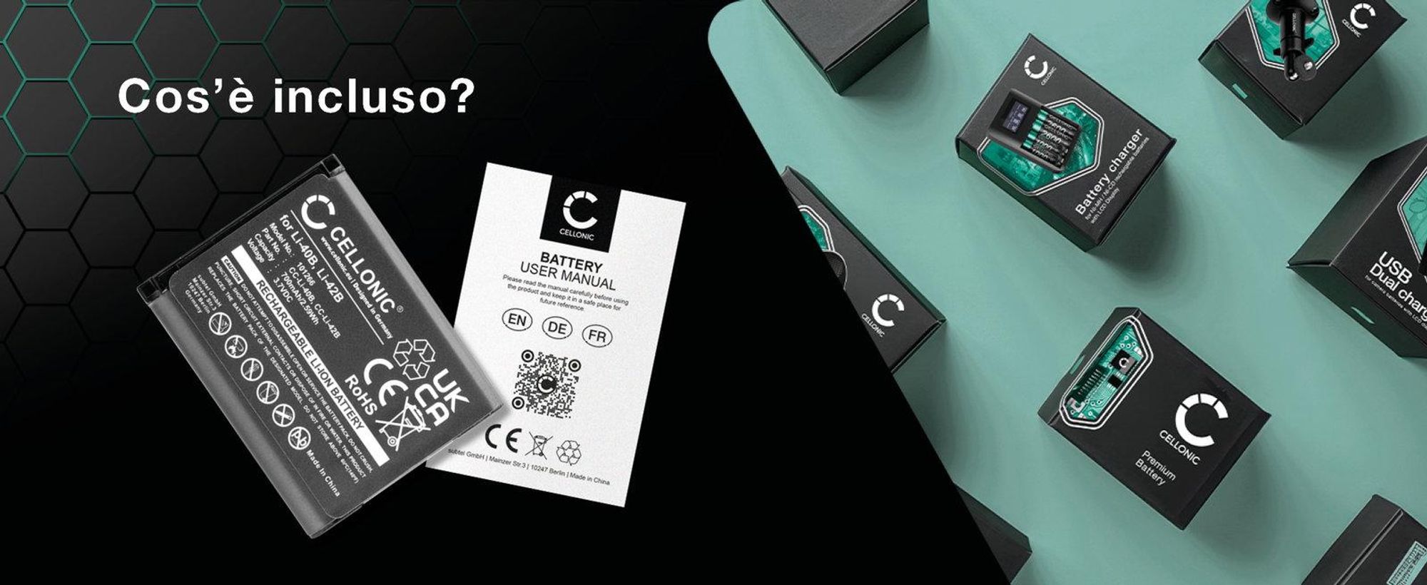 CELLONIC 1x Batteria per Navigatore GPS Compatibile con Bosch Nyon, S6EA, 150906AAWW017 – (700mAh, 3.7V)