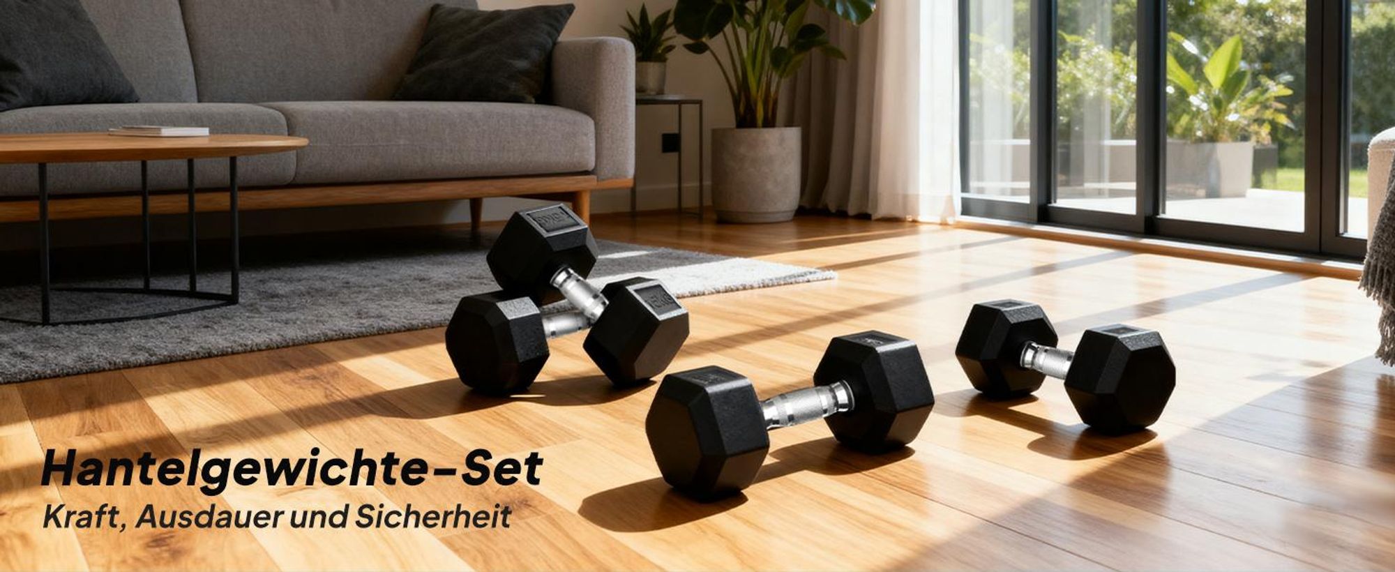 HOMCOM Hanteln mit gerändeltem Griff, Kurzhantel aus Gusseisen, 2 x 15kg, Kurzhanteln für Männer und Frauen, Dumbbell für Zuhause