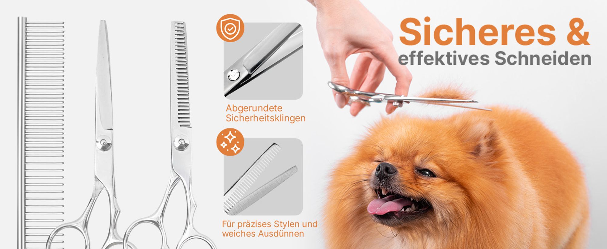 RAGI Leise Hundeschermaschine, Profi Schermaschine für Hund Katze, Kabellose Tierhaarschneidemaschine Elektrische Hundetrimmer, Haarschneidemaschine