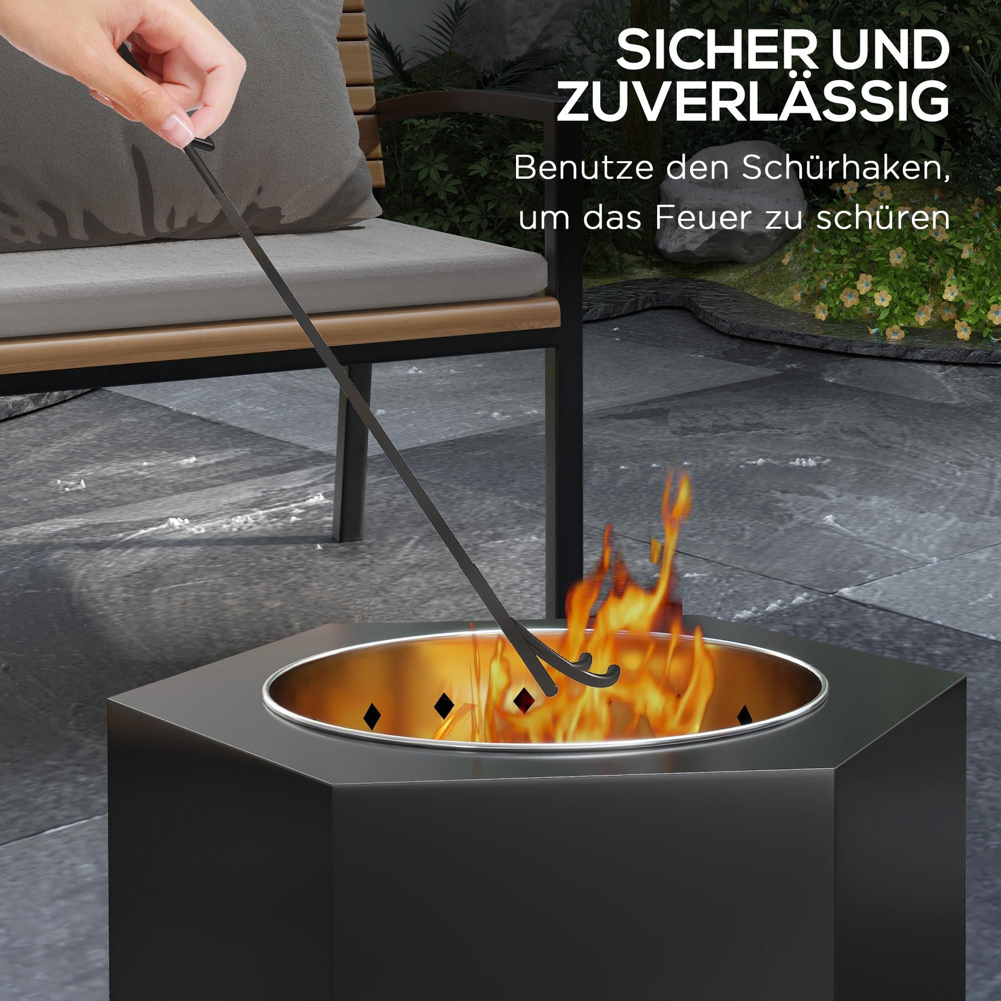 Feuerstelle Metall klein