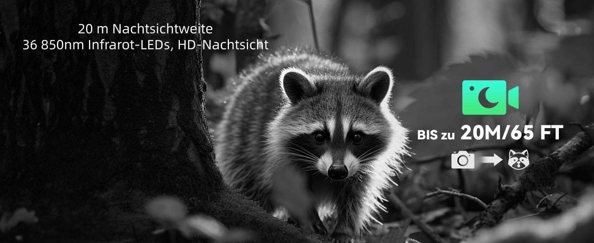 Usogood Wildkamera mit Handyübertragung App,4K Wildkamera Wlan mit Bewegungsmelder Nachtsicht Inklusive 32GB SD-Karte IP66 Wasserdicht 0,5S Auslösen