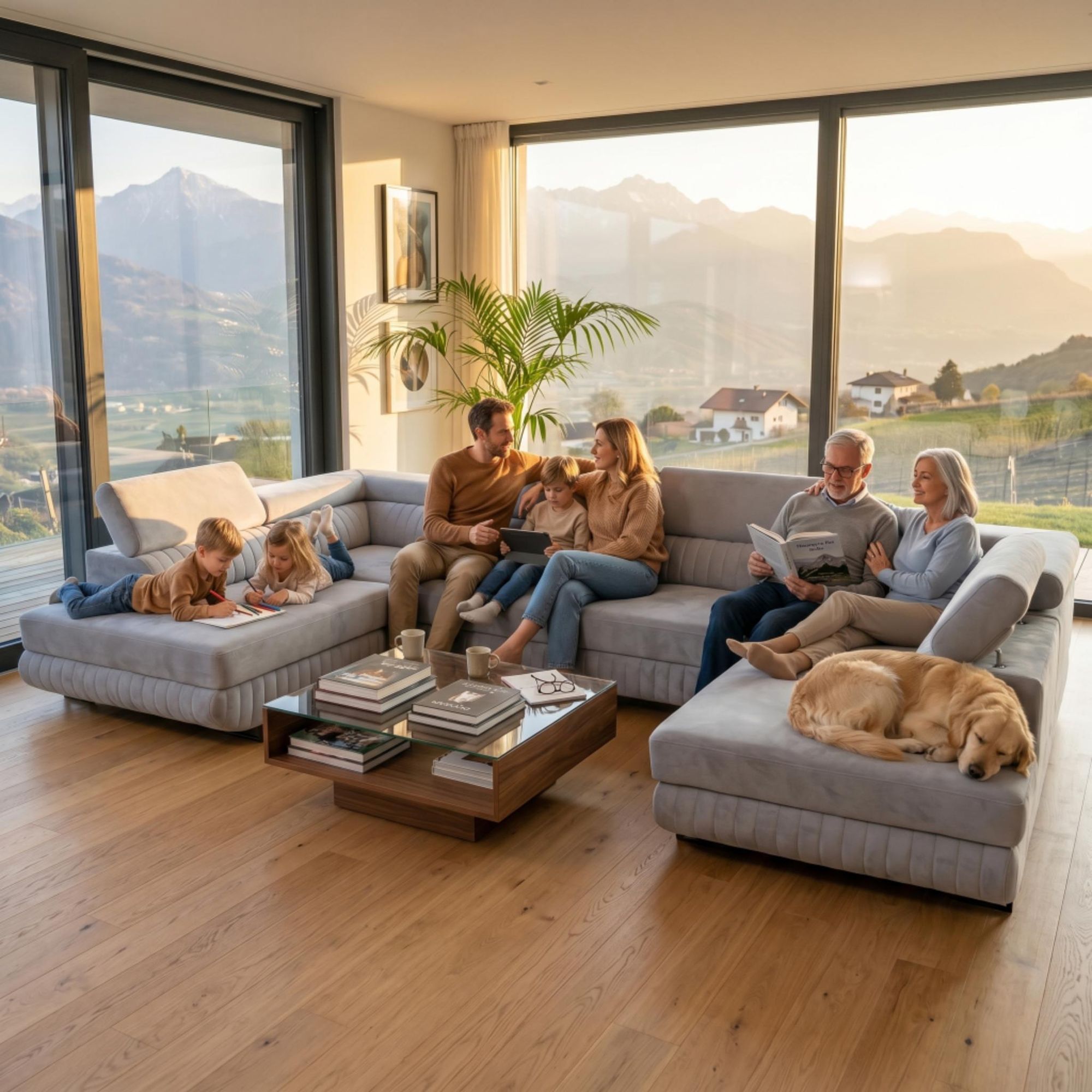Magnum U – Platz für die ganze Familie. Stil fürs Wohnzimmer