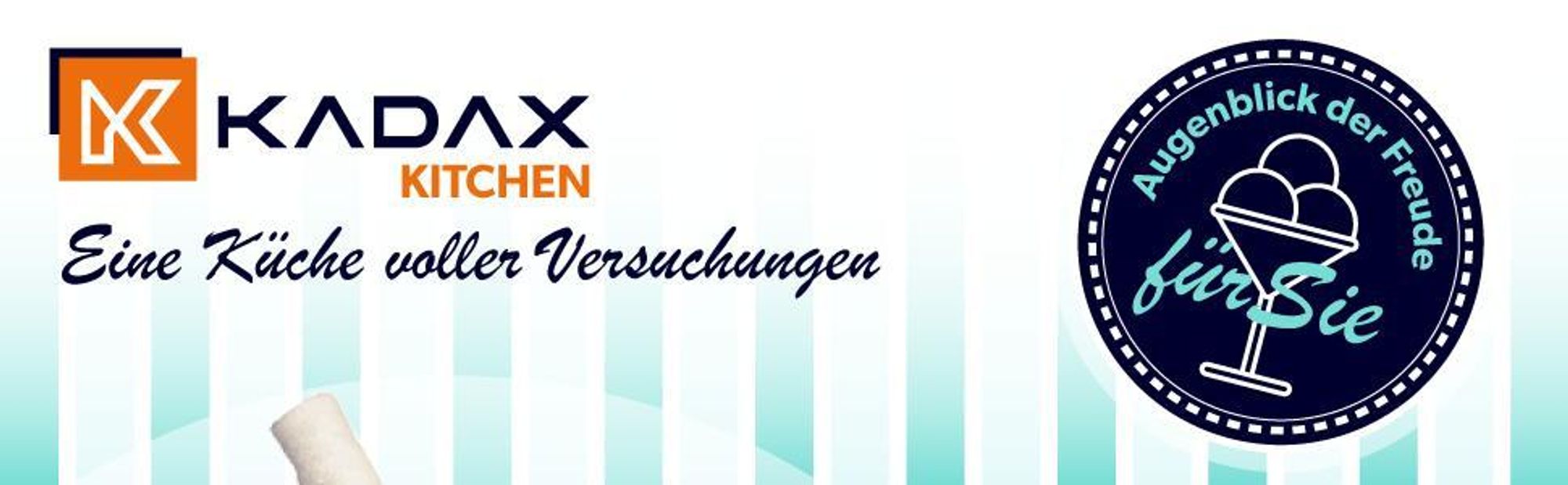 KADAX Eisbecher Glas "Tetlin", Eisschalen, Eisgläser, Dessertschalen für Desserts, Eiscremegläser, 180 ml, 6 Stück