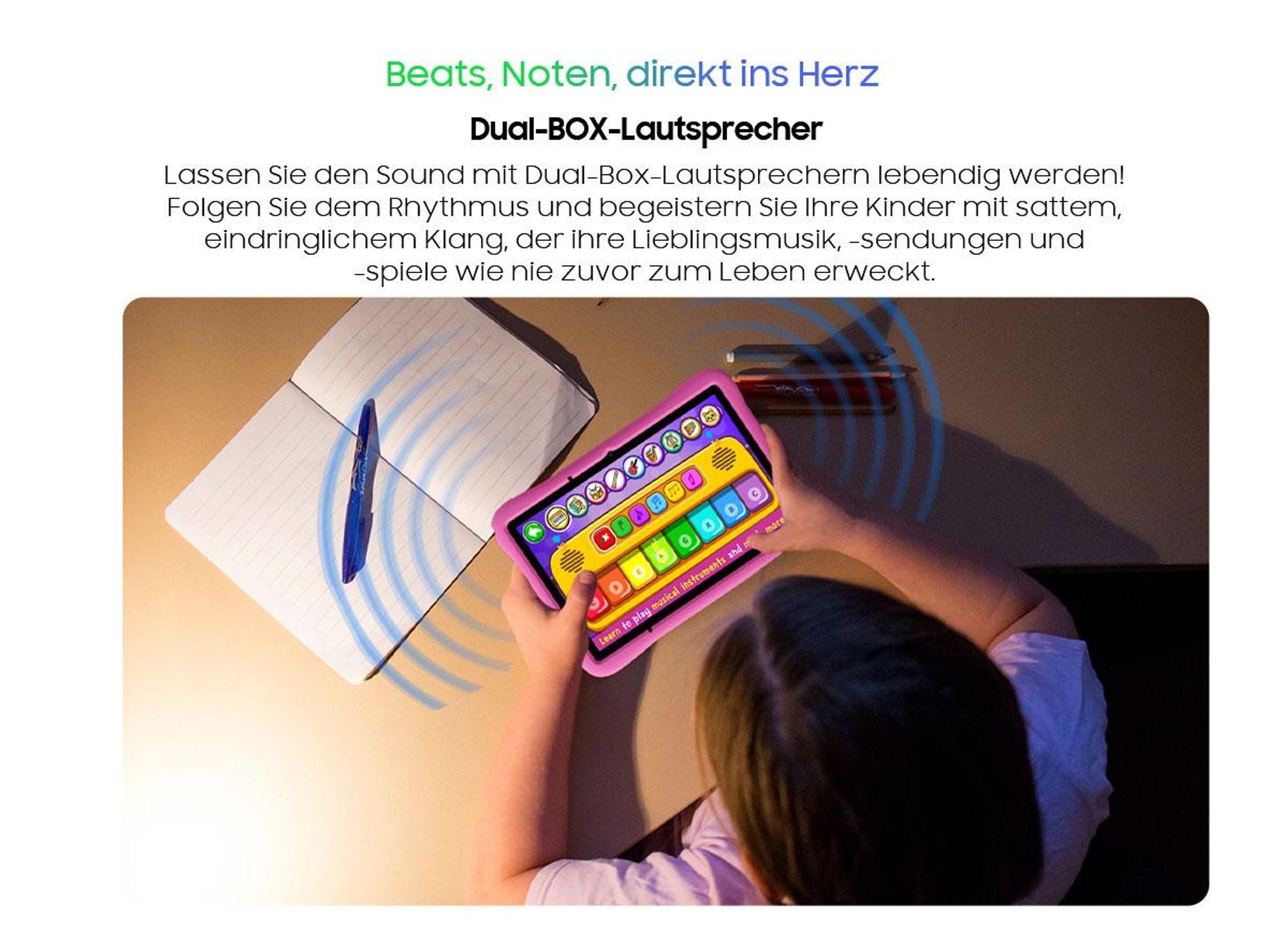 Blackview Pad 60 Kids, Kinder Tablet, 10,1", 12GB+128GB, Android 15, Elternkontrolle, Kinder-Modus, HD-Streaming, WiFi 6, mit stoßfester Schutzhülle