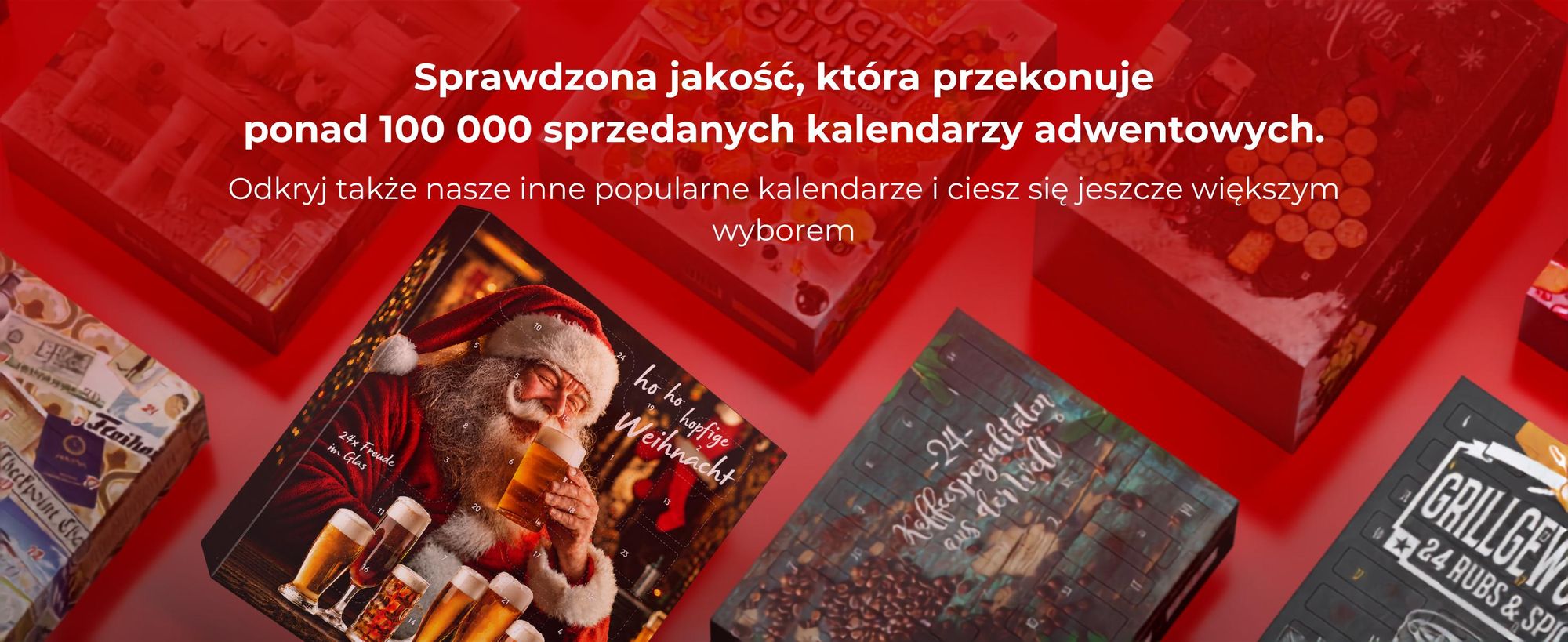 UMBRELLA® piwny kalendarz adwentowy 2026, 24 piwa międzynarodowe 0,33 l