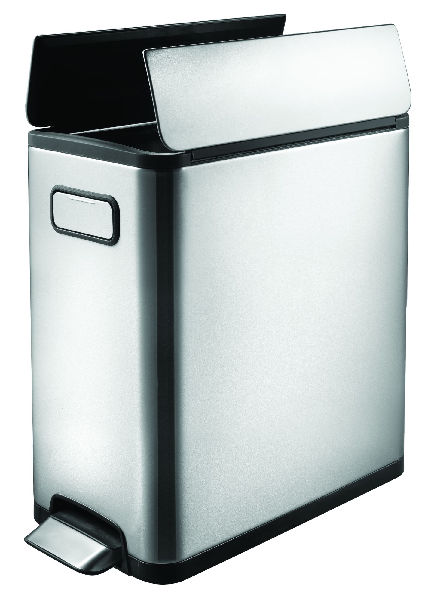 EKO - Ecofly Treteimer 20 Liter - Stainless steel Plastic - Matt Edelstahl