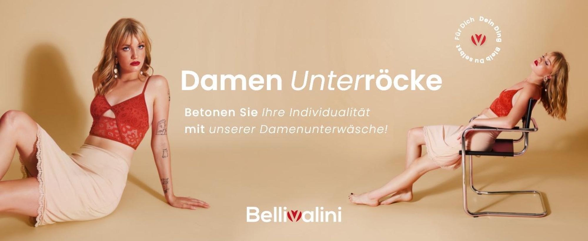 Bellivalini Damen Unterrock BLV50-176 (Schwarz, M)