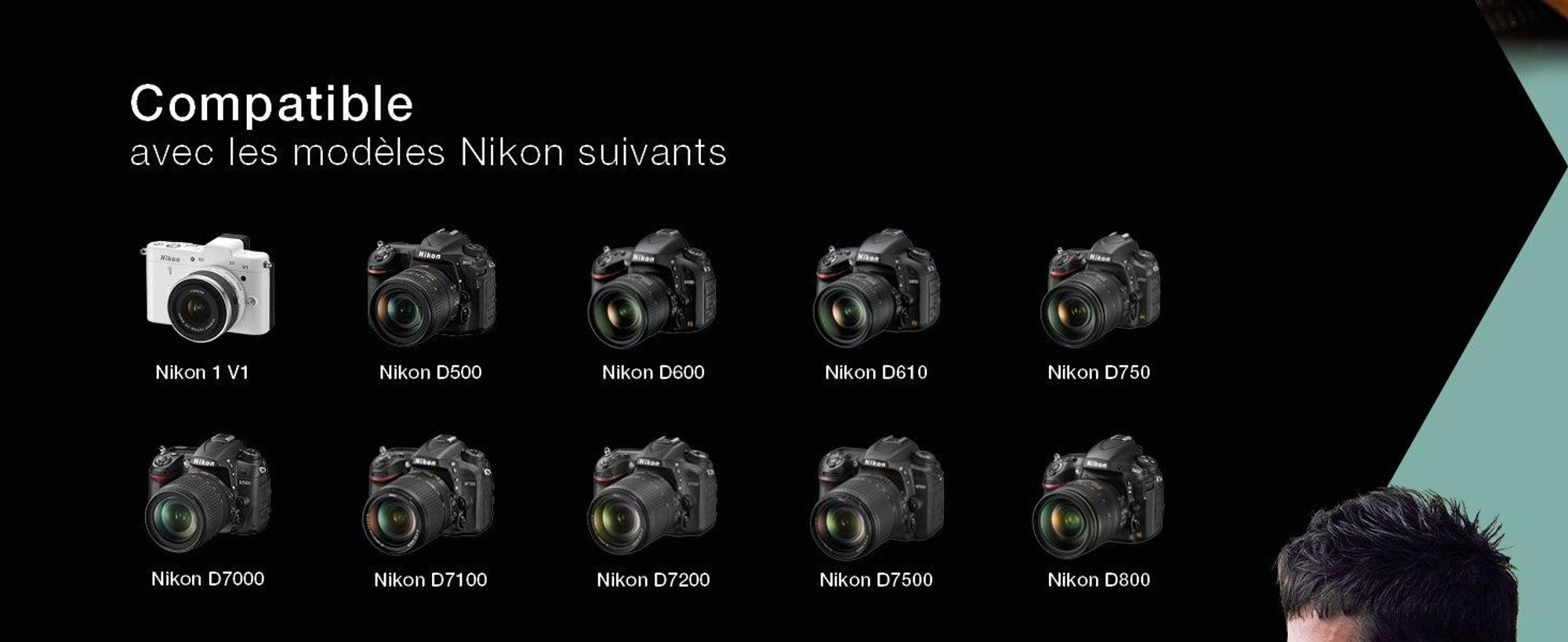 CELLONIC 2x Batterie pour Appareil photo Compatible avec Nikon D850, D750, ZR, EN-EL15c - (2000mAh, 7V)