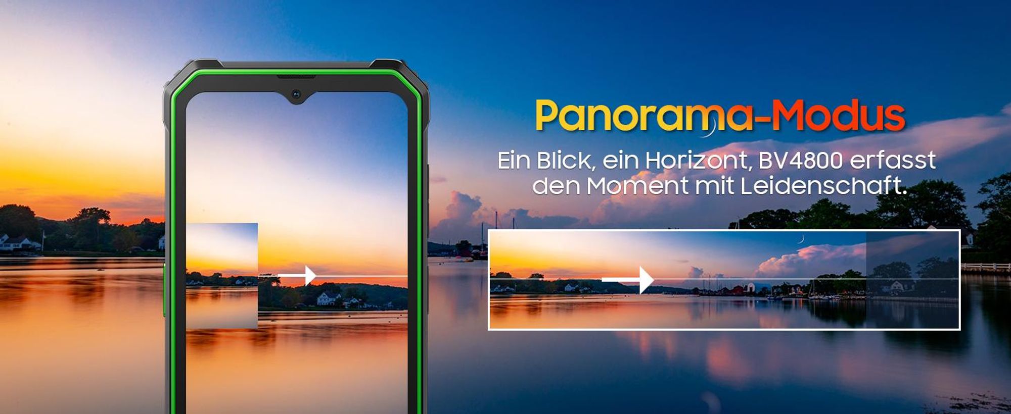 Blackview BV4800 Outdoor Handy 6GB+64GB, IP68/IP69K & MIL-STD 810H , 6,56 Zoll HD+ Display, 5180mAh Hochleistungsakku, Android 13 + Doke 3