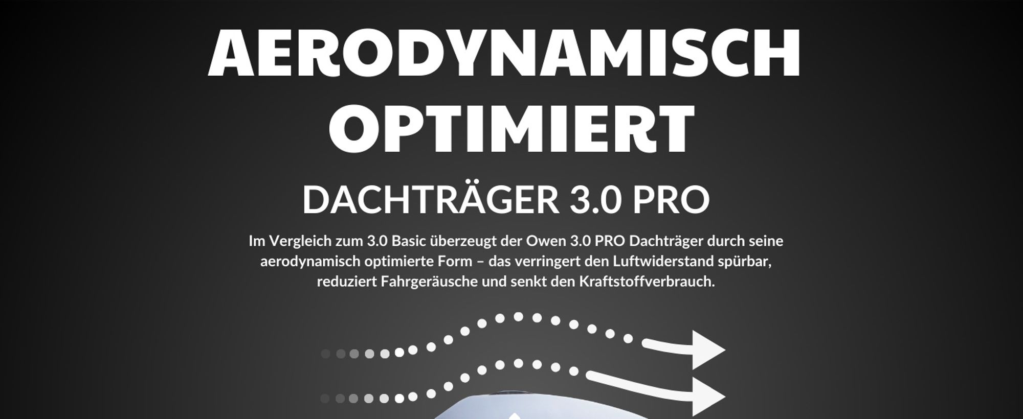 Owen Dachträger 3.0 Pro Silber 120cm - Universal Dachträger für geschlossene & bündige Reling | 90 kg Tragkraft | 2 min Montage | & GS