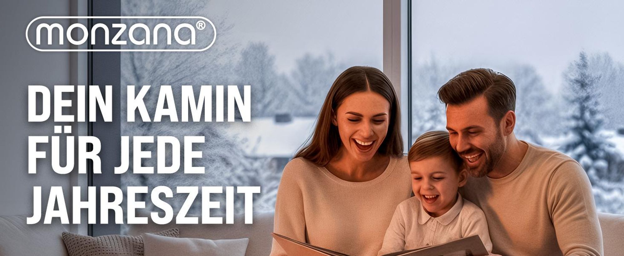 MONZANA® Elektrokamin mit LED Flammeneffekt Heizlüfter 2000W 2 Heizstufen Thermostat Kamin Feuer Ofen Heizstrahler Wohnzimmer Heizung 60x50x30cm Weiß
