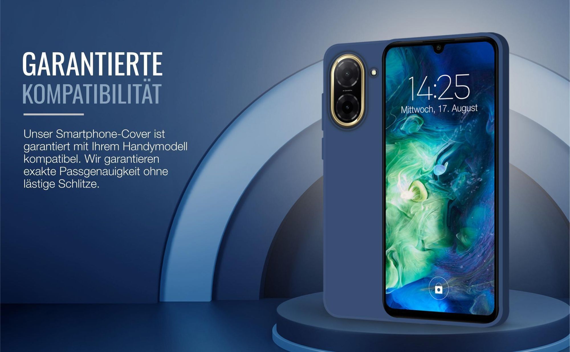 Exakt passgenaues Smartphone Backcover in Blau für Xiaomi Redmi A5