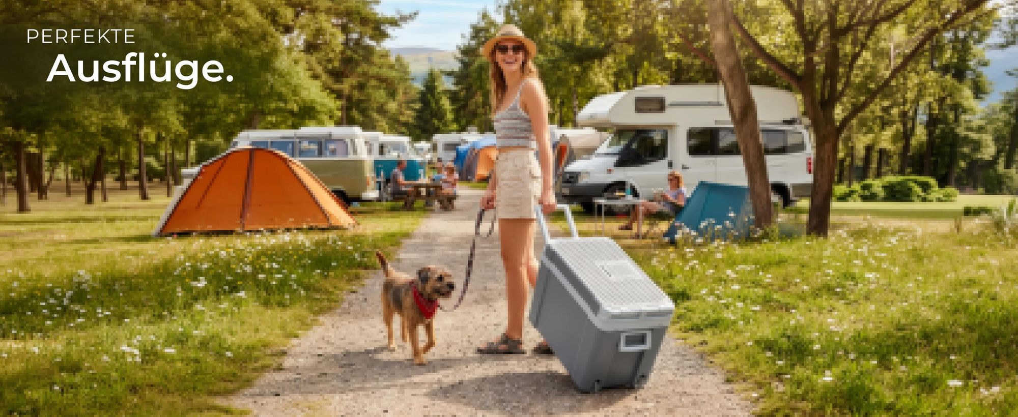 tectake®️ Elektrische Kühl- und Wärmebox 35l mit Rollen und Griffen - Grau - Eco-Modus - Tragbar