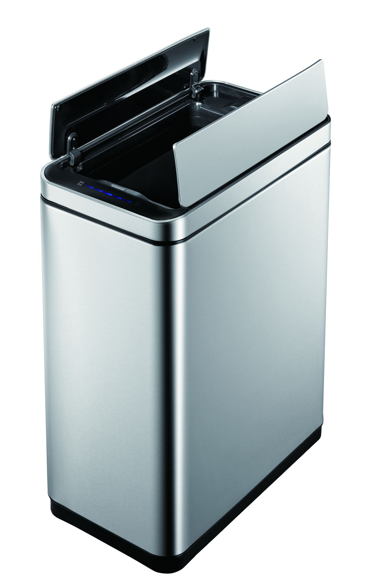 EKO - Deluxe Phantom Sensor Abfalleimer 45 Liter - Stainless steel Polypropylene - Matt Edelstahl